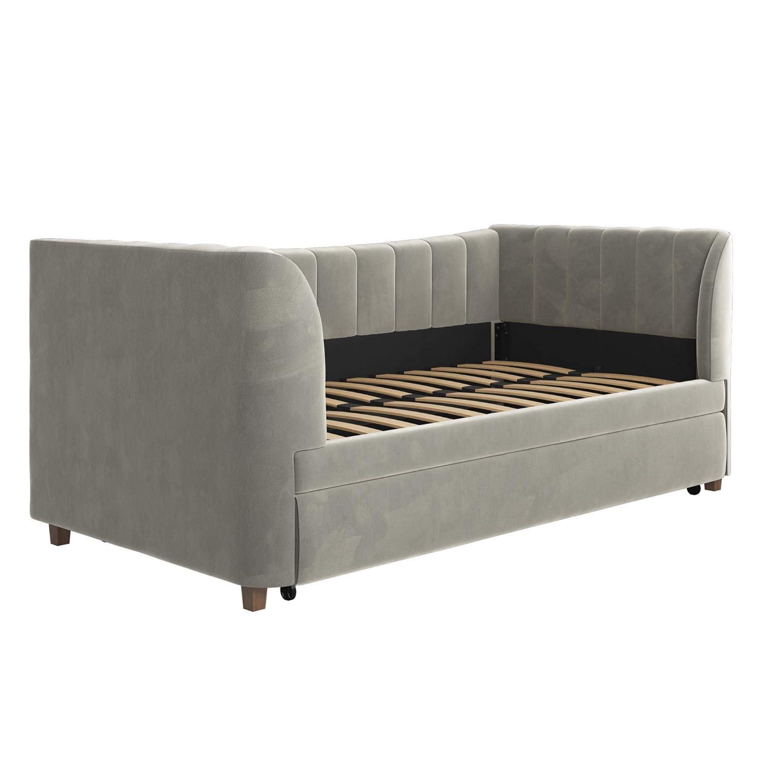 Valentina Twin Upholstered Daybed with Trundle