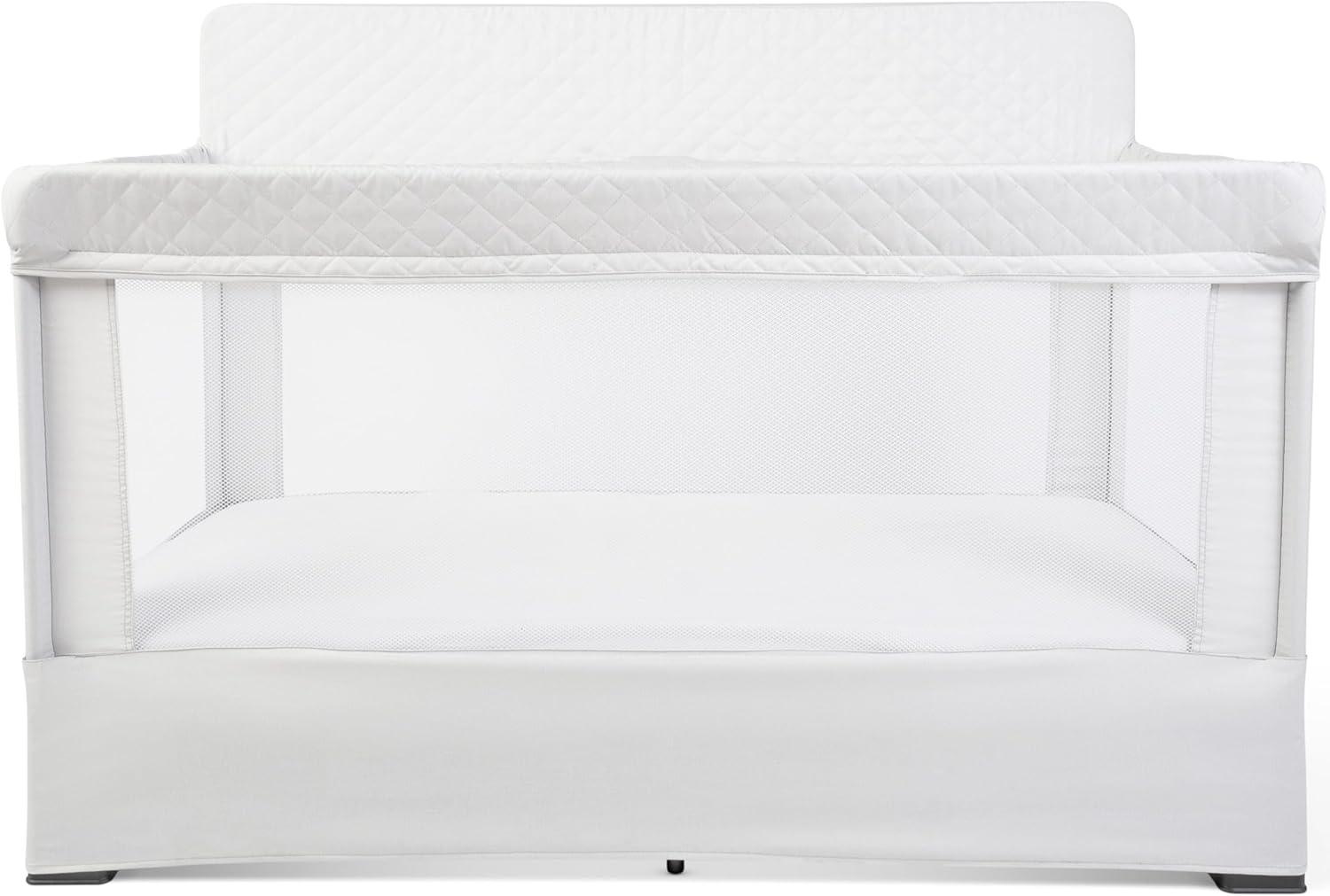 Baby Delight Lunaire Crib - Charcoal Tweed