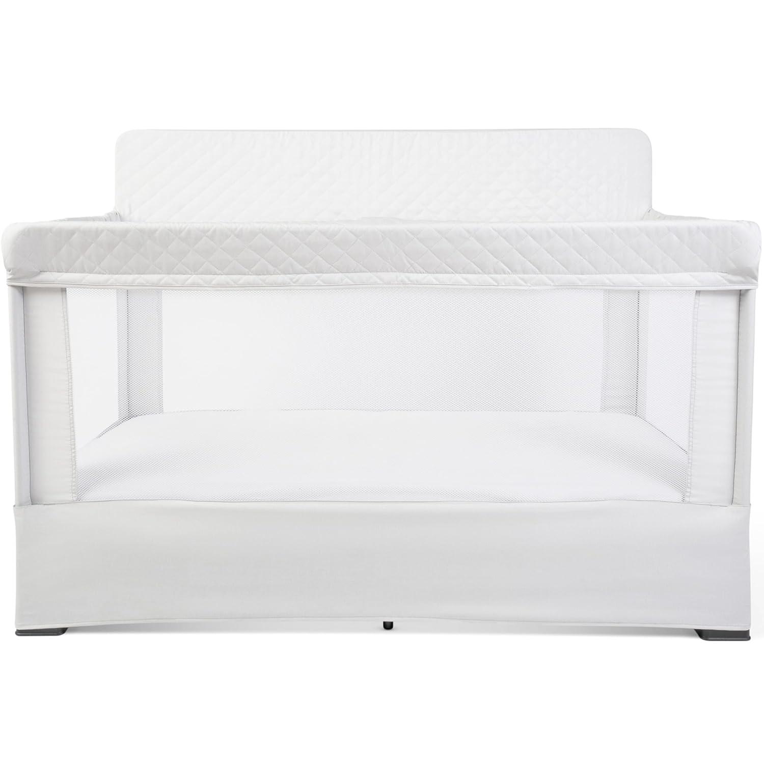 Baby Delight Lunaire Crib - Charcoal Tweed