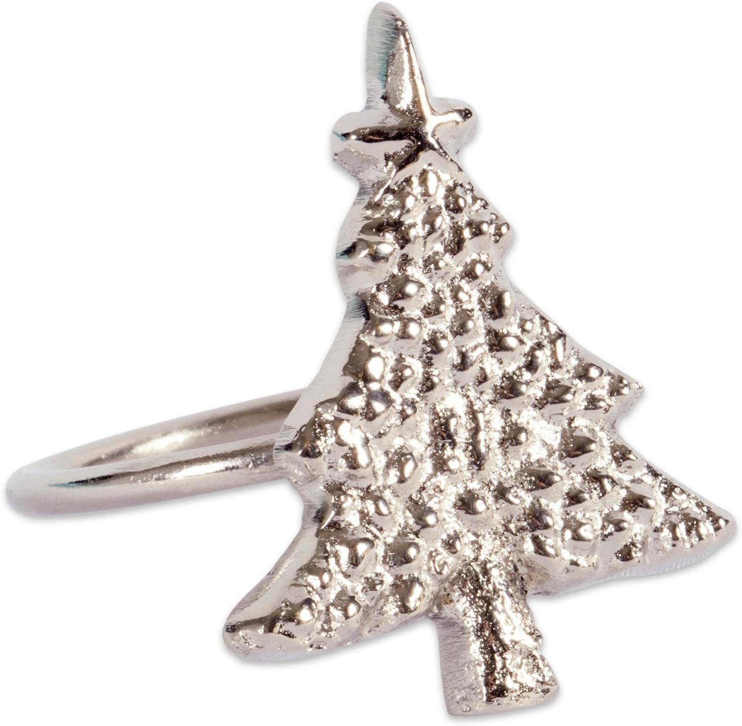 DII Christmas Tree Napkin Ring (Set of 6)