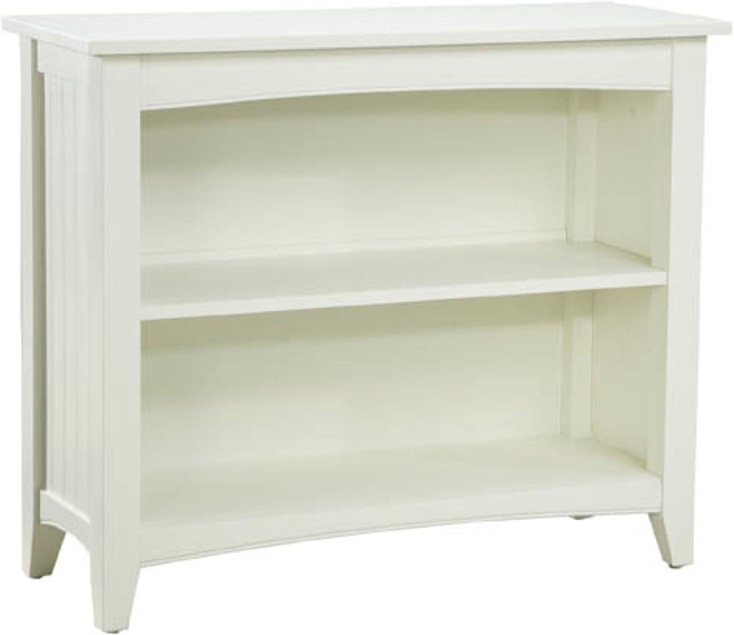 30" 2 shelf Bookshelf Hardwood Cherry - Alaterre Furniture: Mid-Century Modern, Fixed Shelves, Metal Hardware