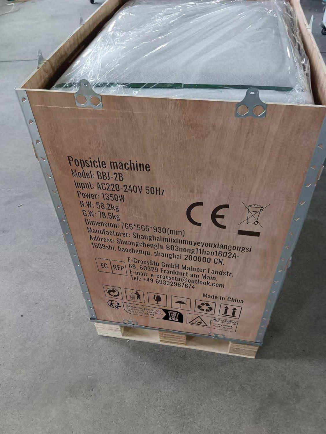 Stellweilan Tessberg Commercial Popsicle Machine 2 Mould Set - 52 PCS Ice Pops Making Machine