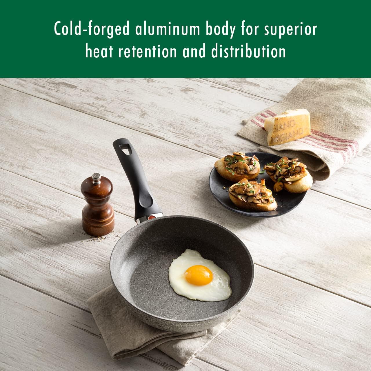 BALLARINI Parma by HENCKELS Forged Aluminum Nonstick Fry Pan Set, 2-Piece, Granite