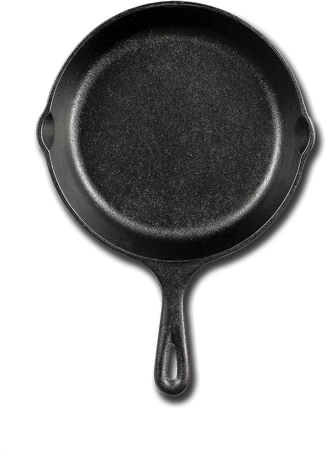 Lodge 6.5" Cast Iron Skillet: Oven & Broiler-Safe, Hand Wash, Gas & Induction Compatible, Black, 1.94 lbs