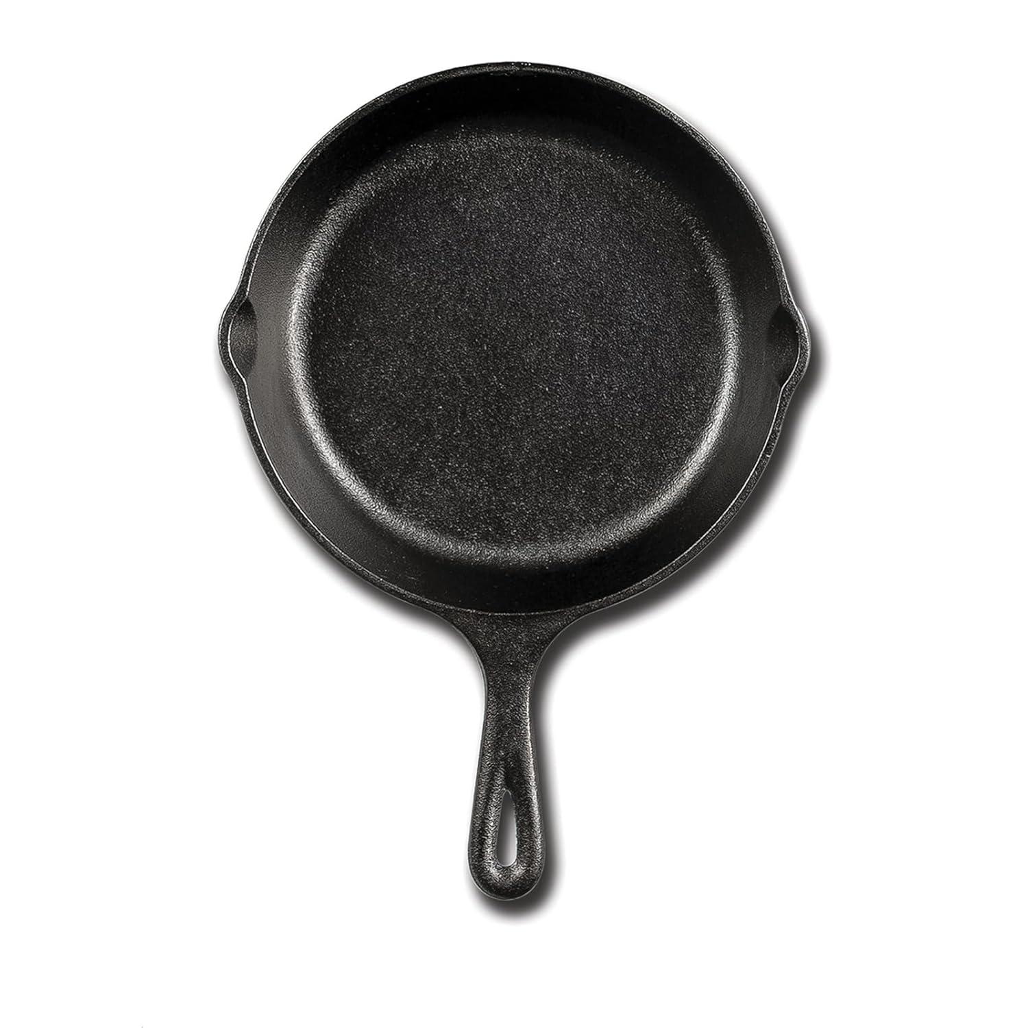 Lodge 6.5" Cast Iron Skillet: Oven & Broiler-Safe, Hand Wash, Gas & Induction Compatible, Black, 1.94 lbs