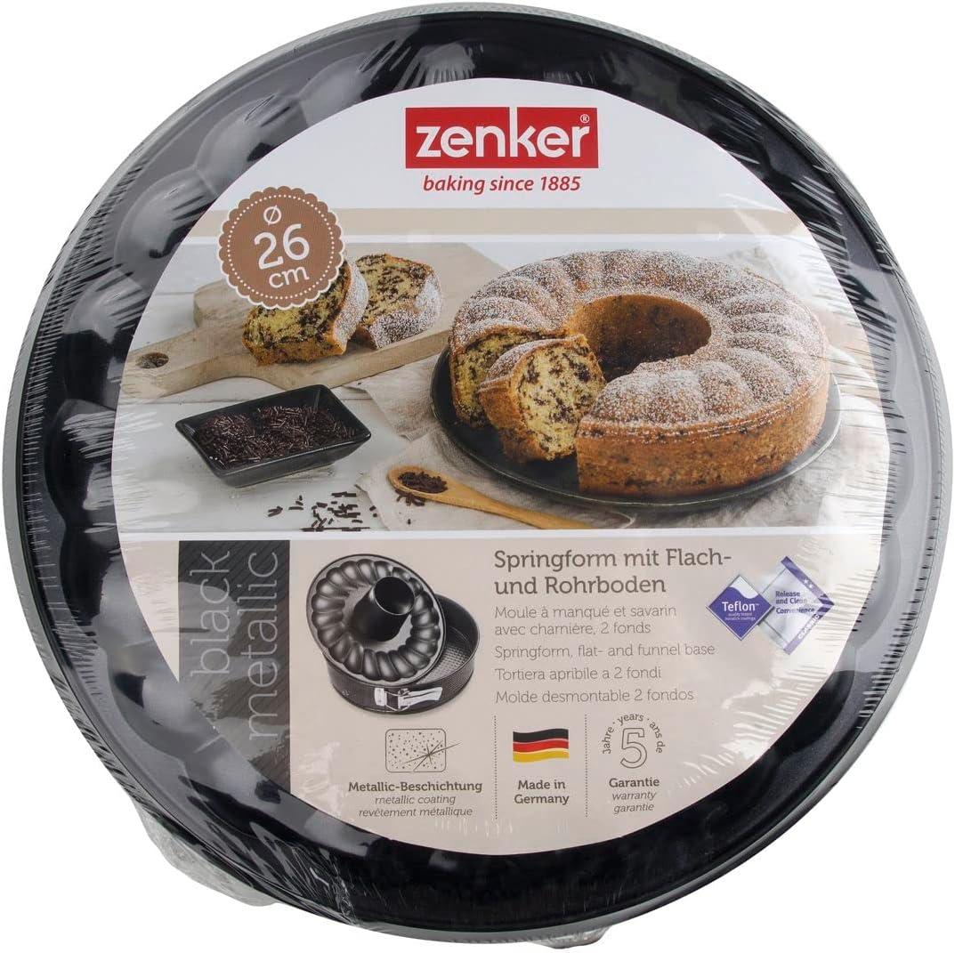 Zenker 10-Inch Non-Stick Carbon Steel Springform Bundt Pan