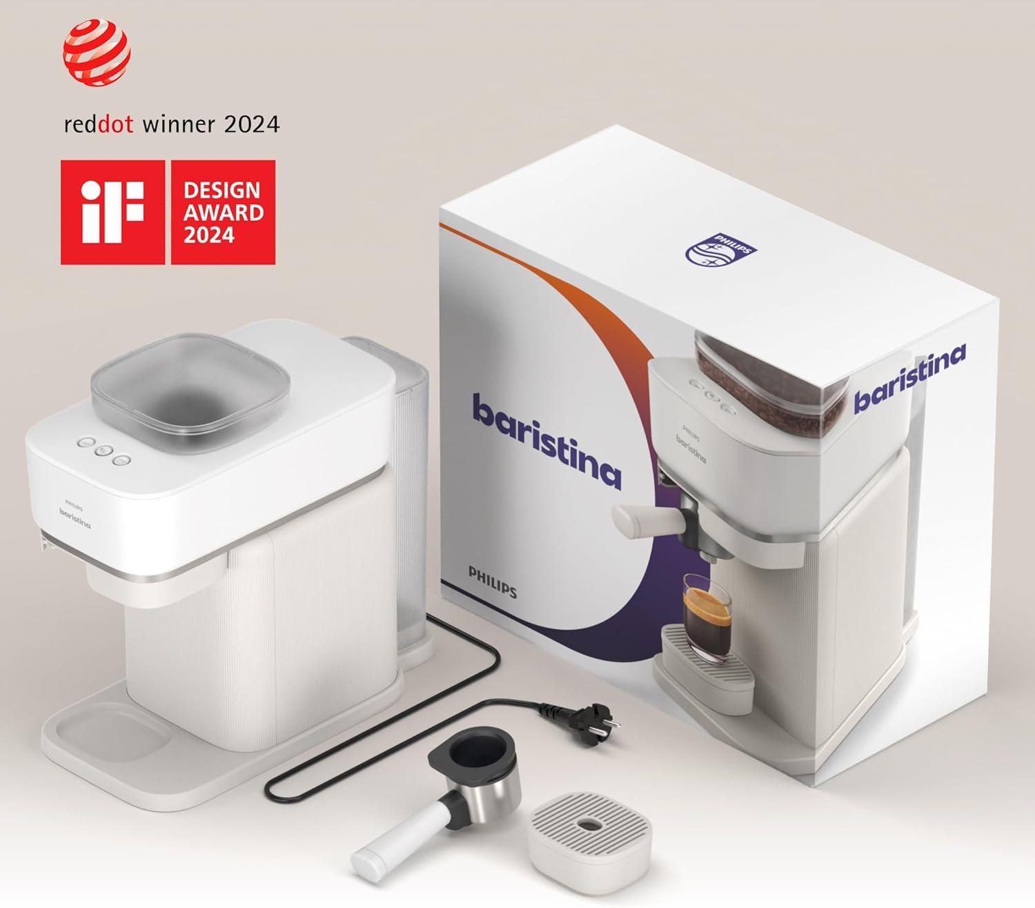 Philips Baristina Milky White Espresso Machine