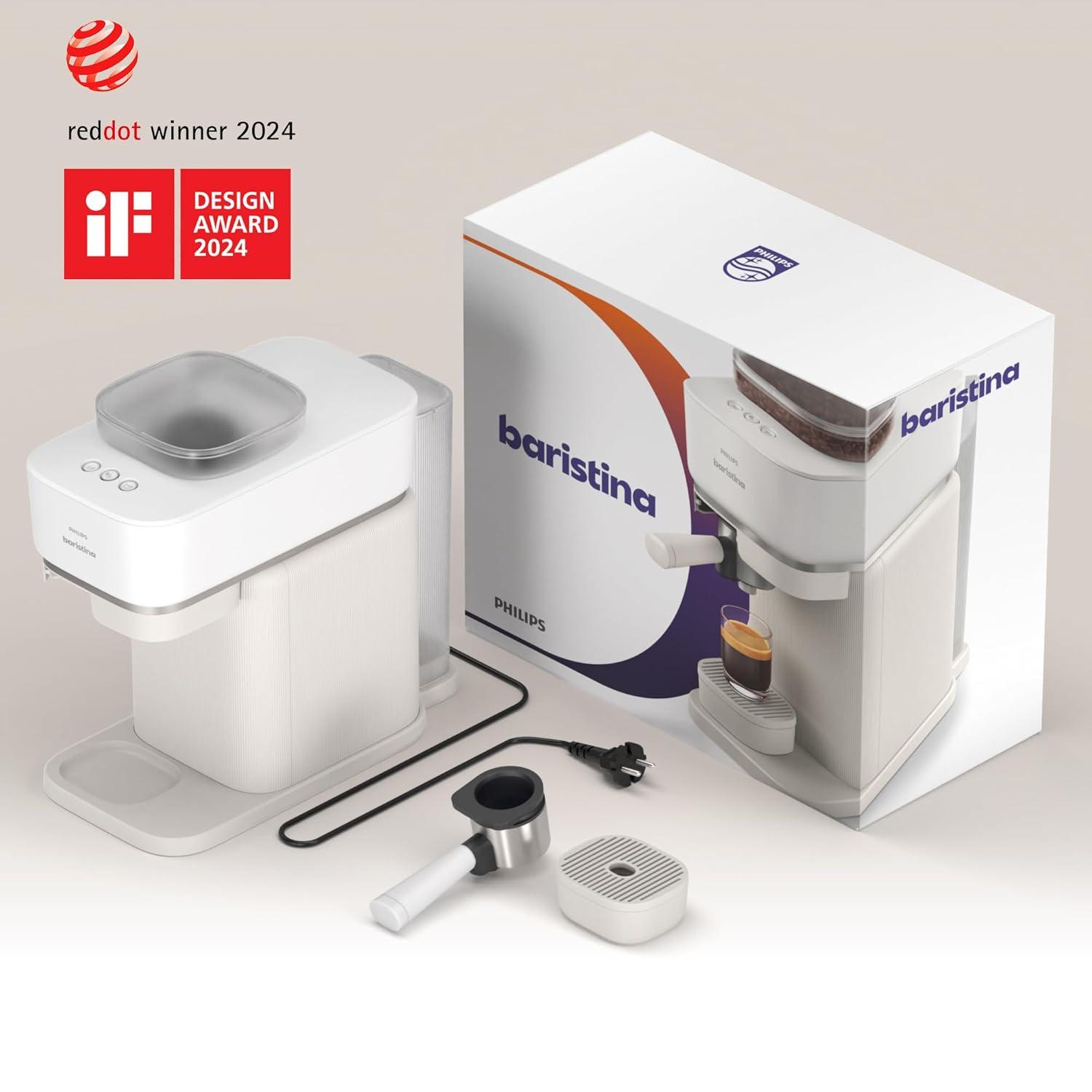 Philips Baristina Milky White Espresso Machine