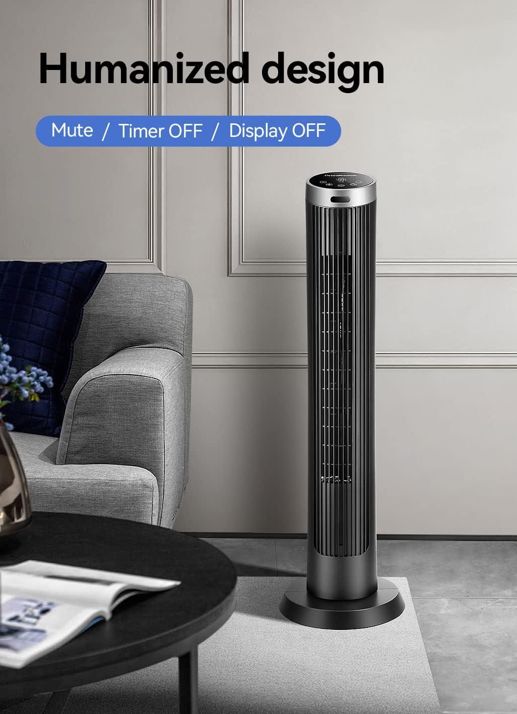 OmniBreeze 40" 4-Speed Oscillating Tower Fan