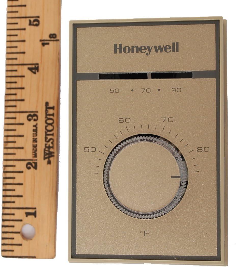 Honeywell New T651A3018 Medium Duty Line Voltage Thermostat, 44-86F, Replacement for T451A3005