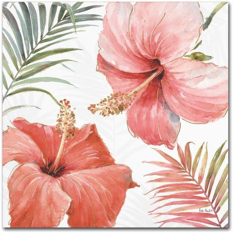 Lisa Audit 'Tropical Blush III' Canvas Art - 14x14