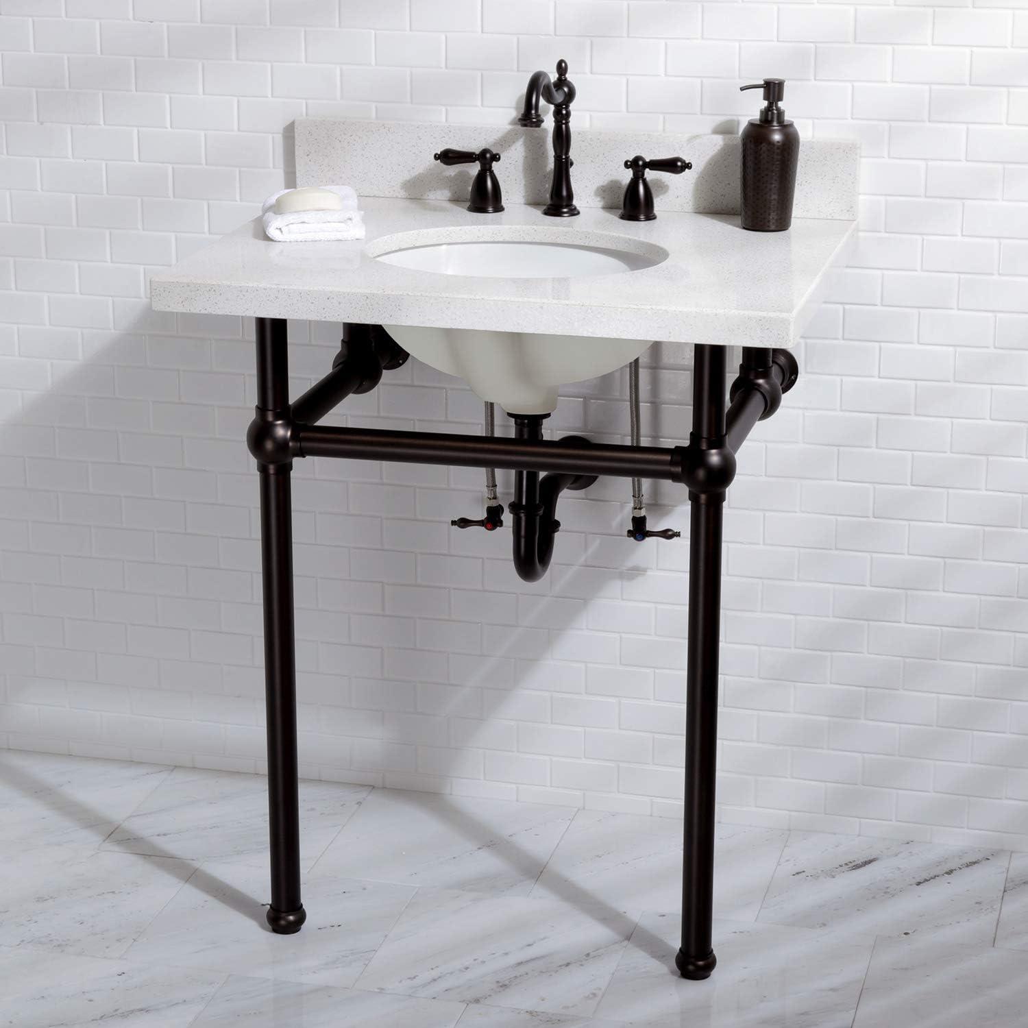 Heritage Oil Rubbed Bronze Widespread Bathroom Faucet