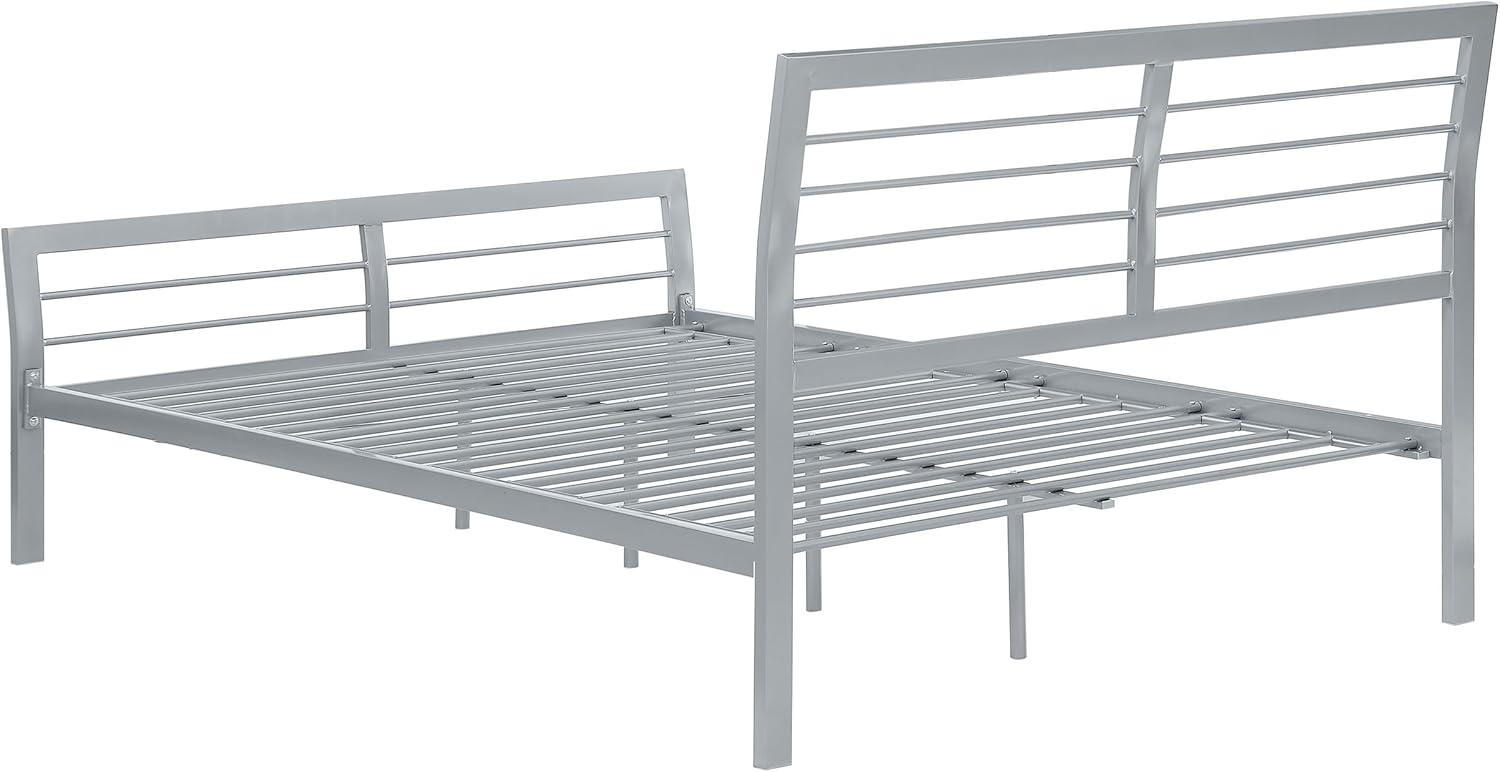 Cooper Twin Metal Bed Silver