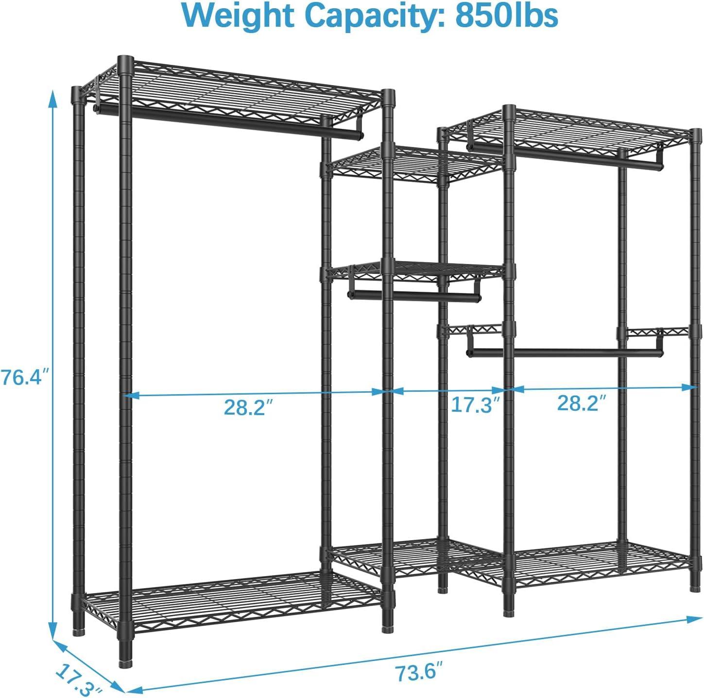 VIPEK V6 Wire Garment Rack Heavy Duty Clothes Rack Metal Clothing Rack for Hanging Clothes