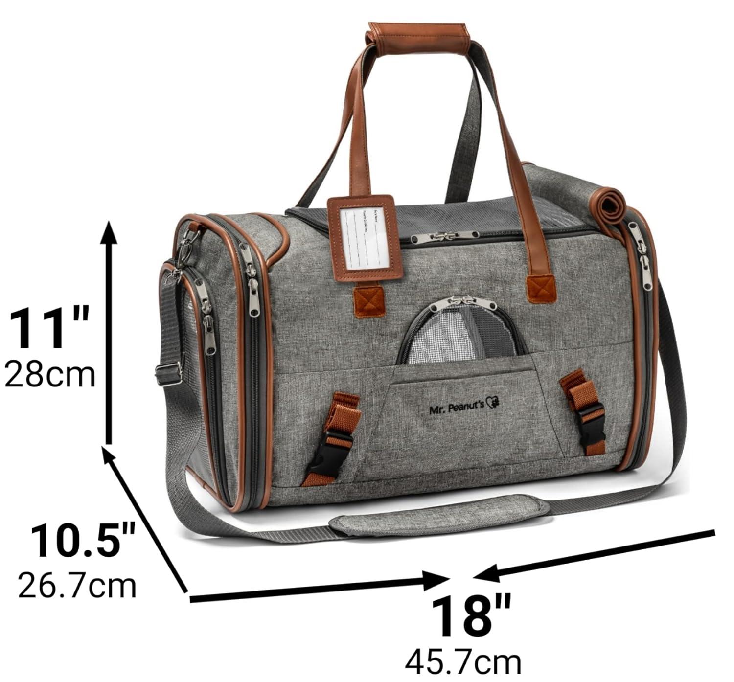Gold Series Airline Approved Tote - Low Profile, Soft Sided Premium Pet Carrier