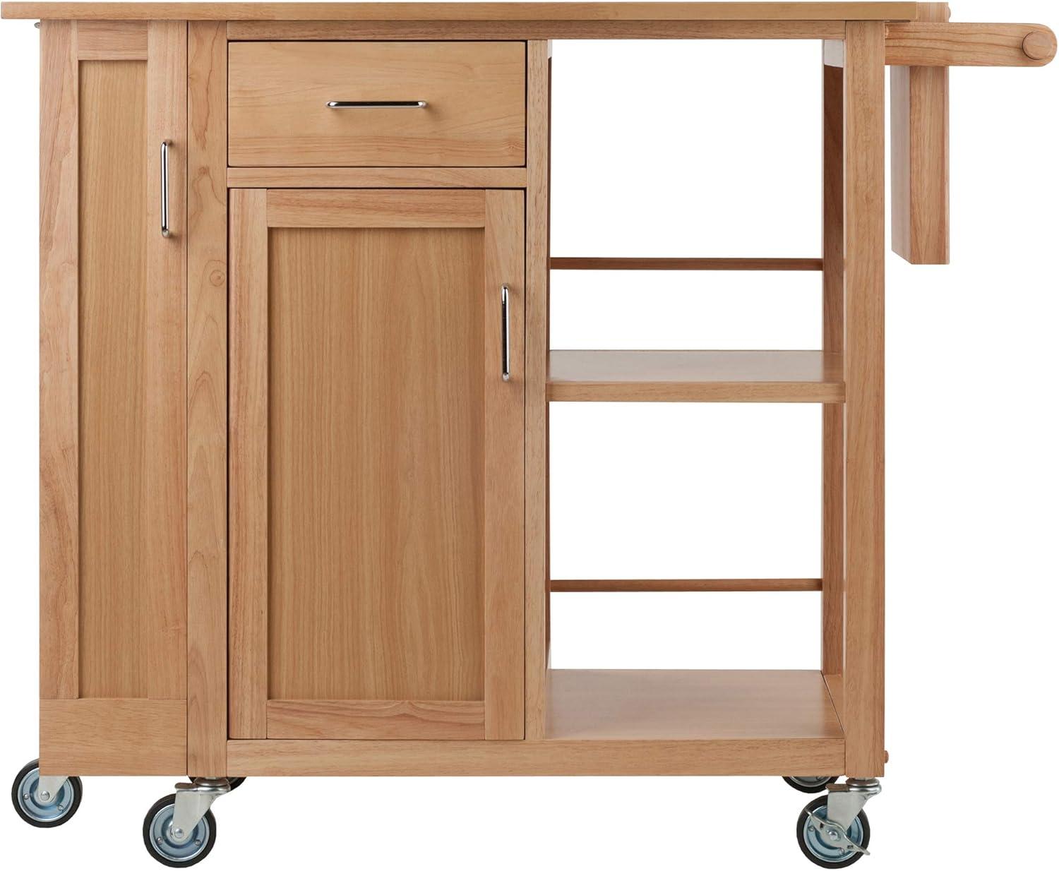 Skyline Decor Douglas 35.63'' H x 42.52'' W Utility Cart with Wheels