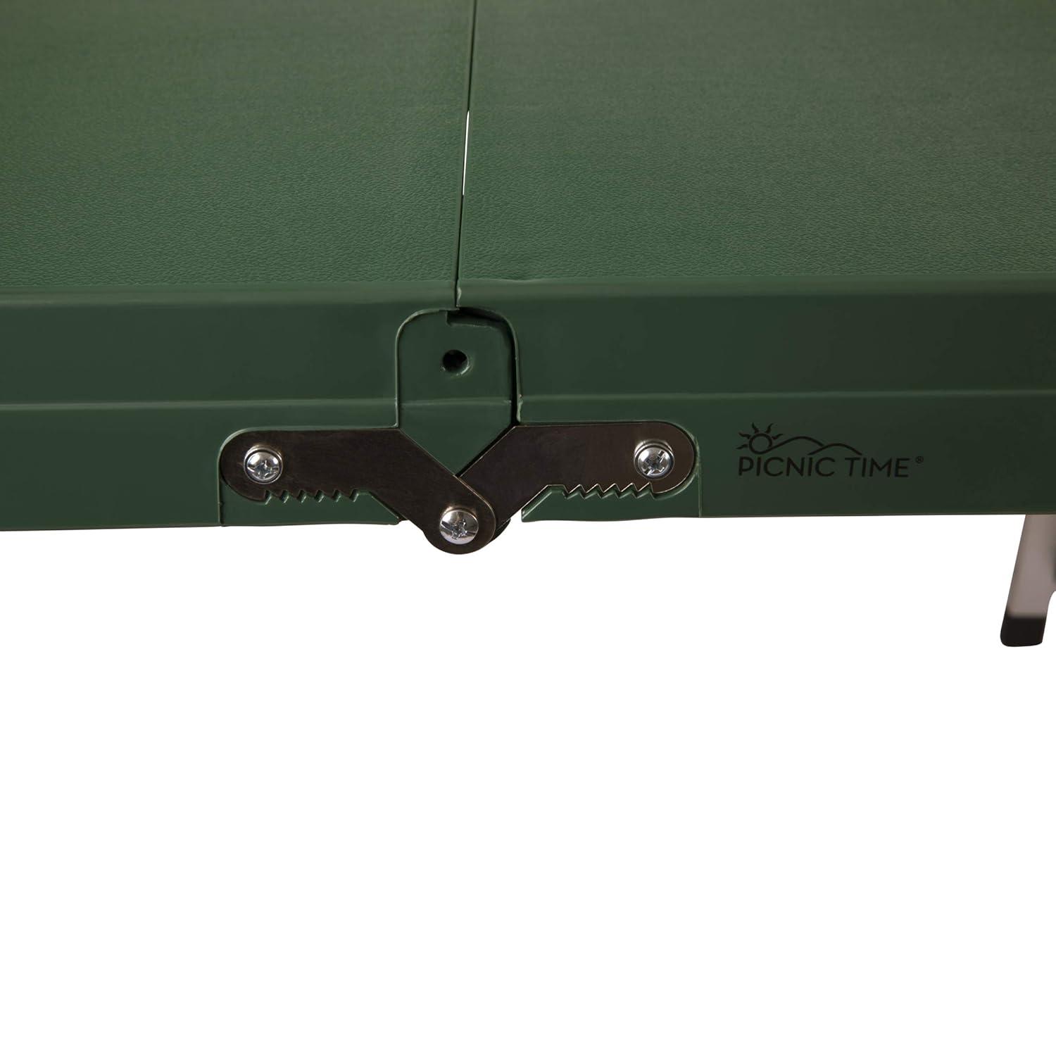 Fernando Outdoor Folding Picnic and Camping Portable Table with Umbrella Hole