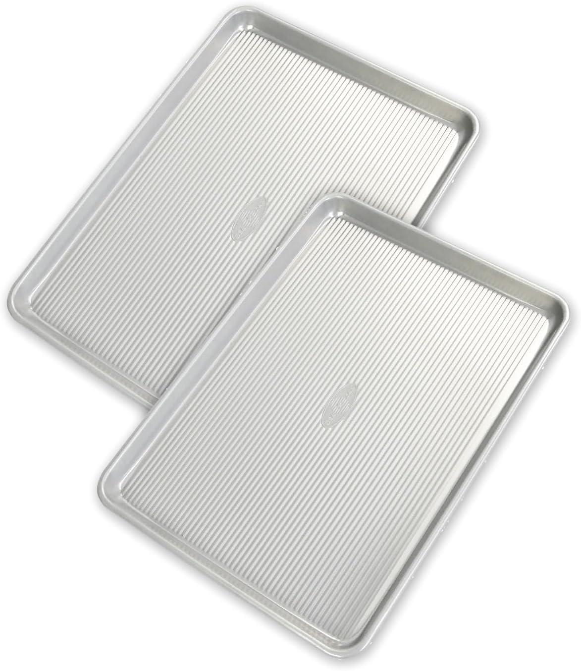 USA Pan Nonstick Quarter Sheet Pan, Set of 2