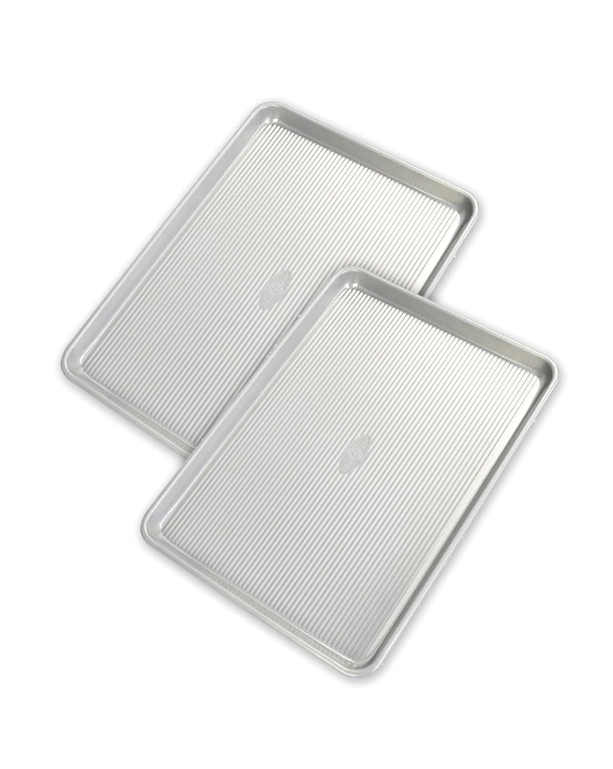 USA Pan Nonstick Quarter Sheet Pan, Set of 2