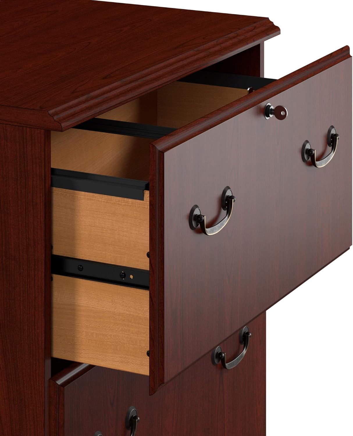 Bush Business Furniture Arlington Lateral File Cabinet in Harvest Cherry