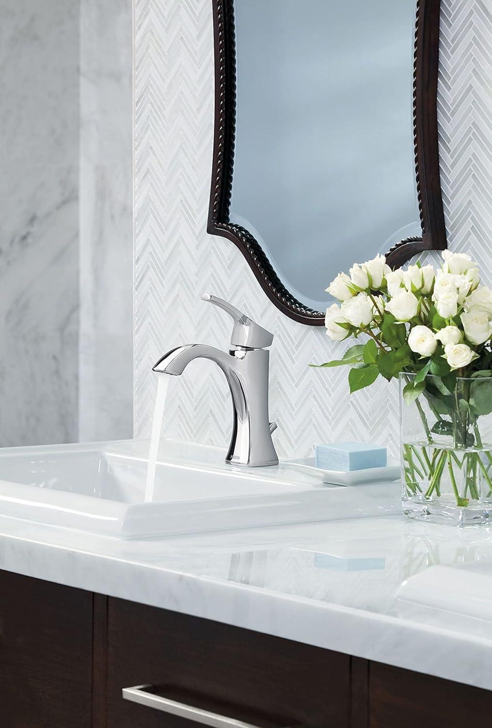 Voss Single Hole Bathroom Faucet with Drain Assembly