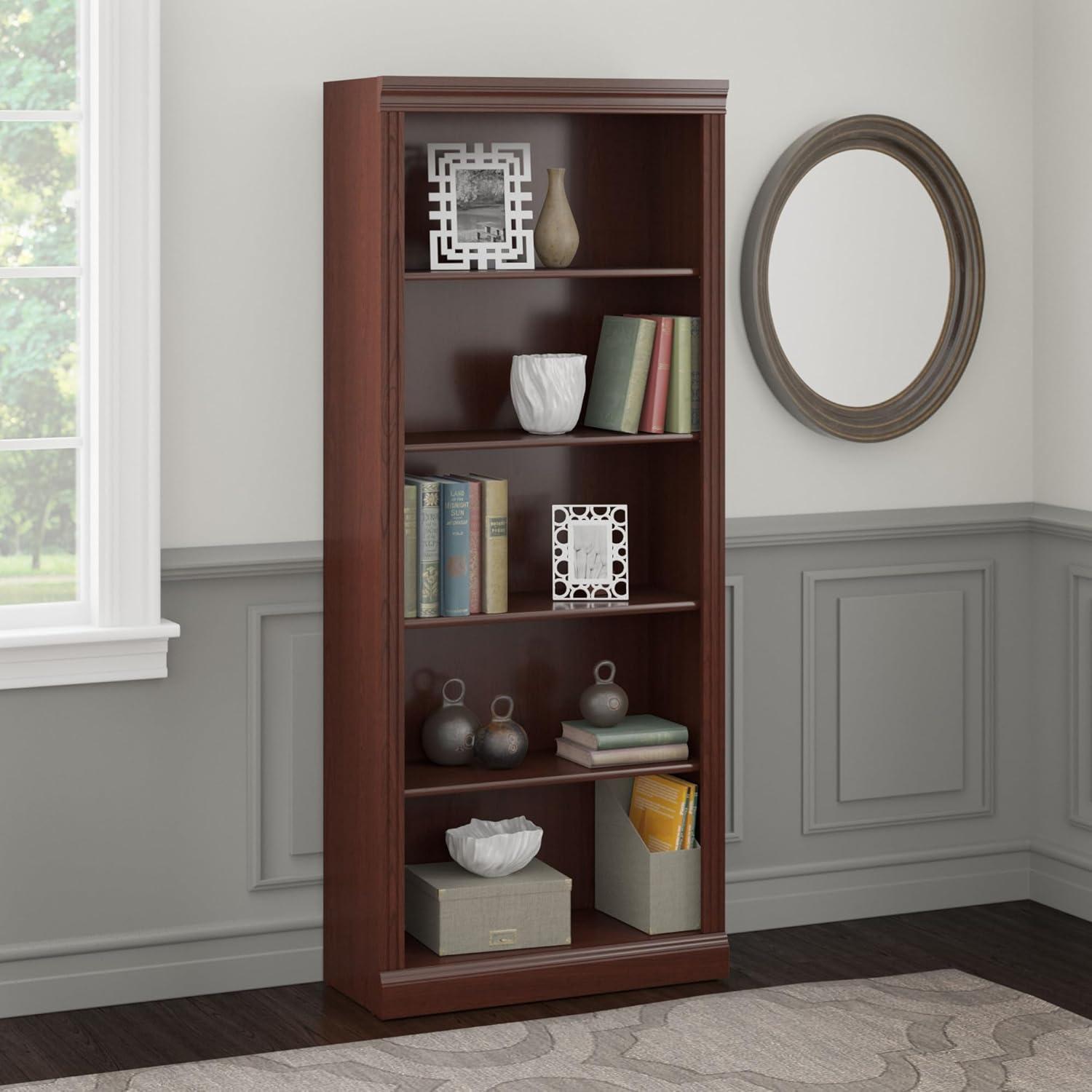 Bush Furniture Saratoga 5 Shelf Bookcase