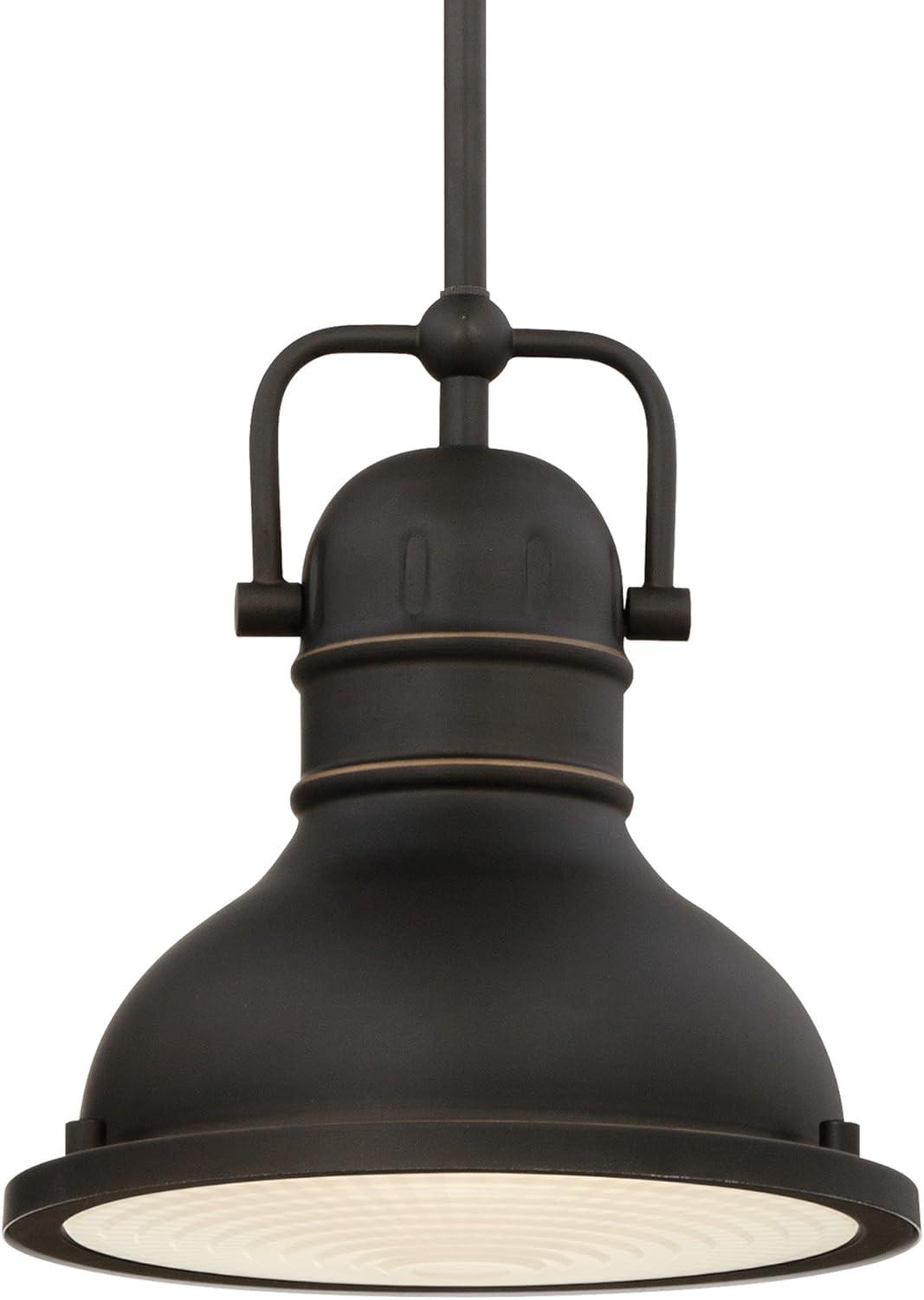 Westinghouse Lighting 63087A Boswell One - Light LED Mini Pendant, Oil Rubbed Bronze