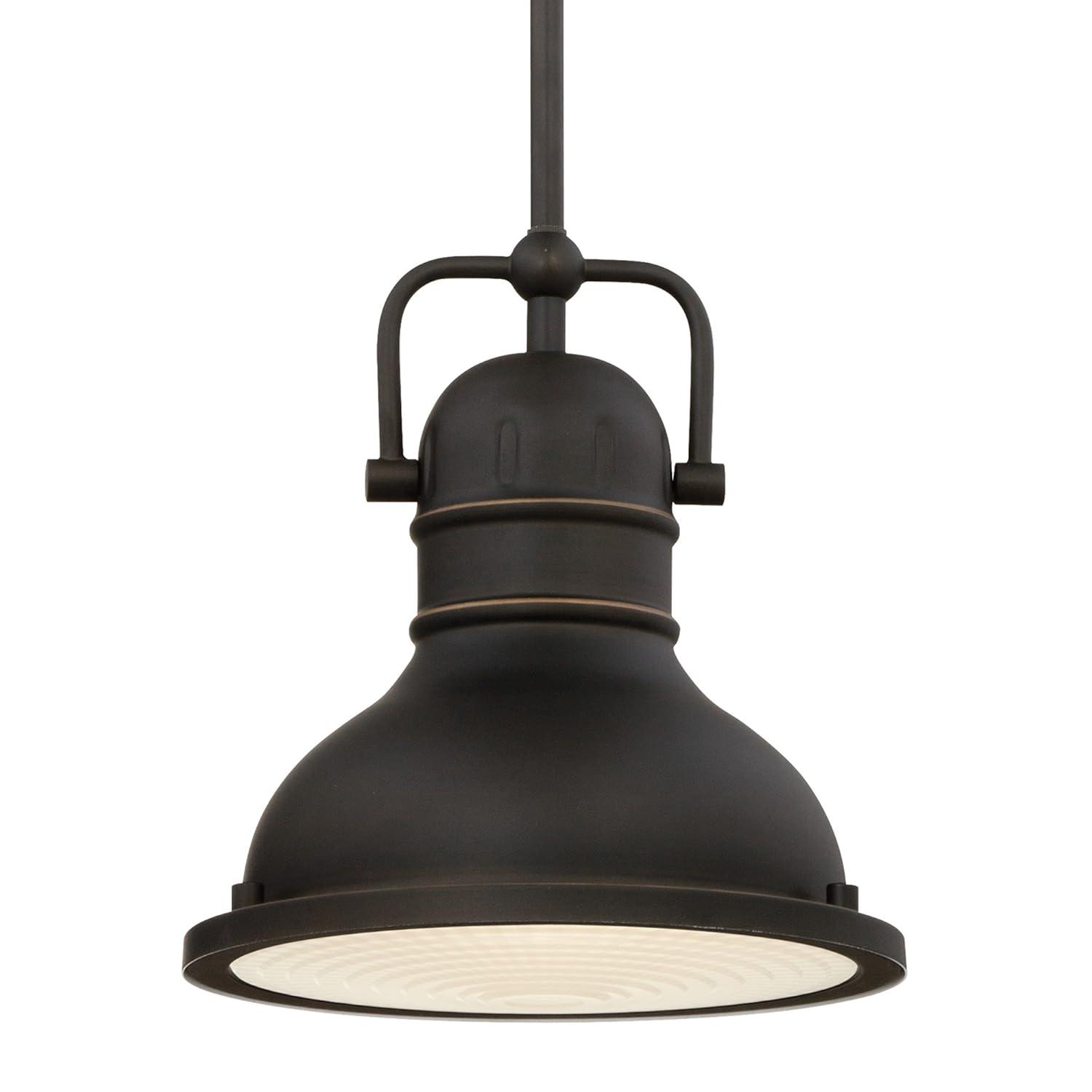 Westinghouse Lighting 63087A Boswell One - Light LED Mini Pendant, Oil Rubbed Bronze
