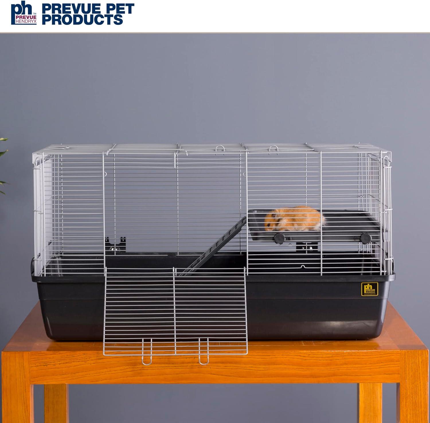 Dark Gray Universal Small Animal Cage with Deep Base