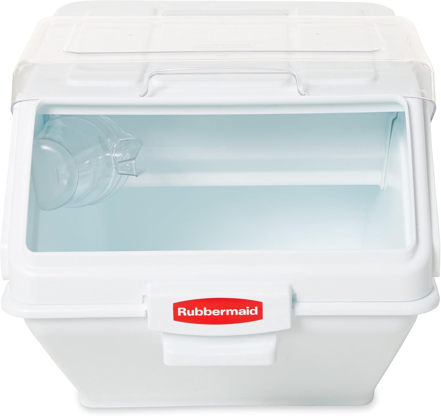 Rubbermaid FG9G5800 200 Cup Safety Storage Bin w/ 2 Cup Scoop