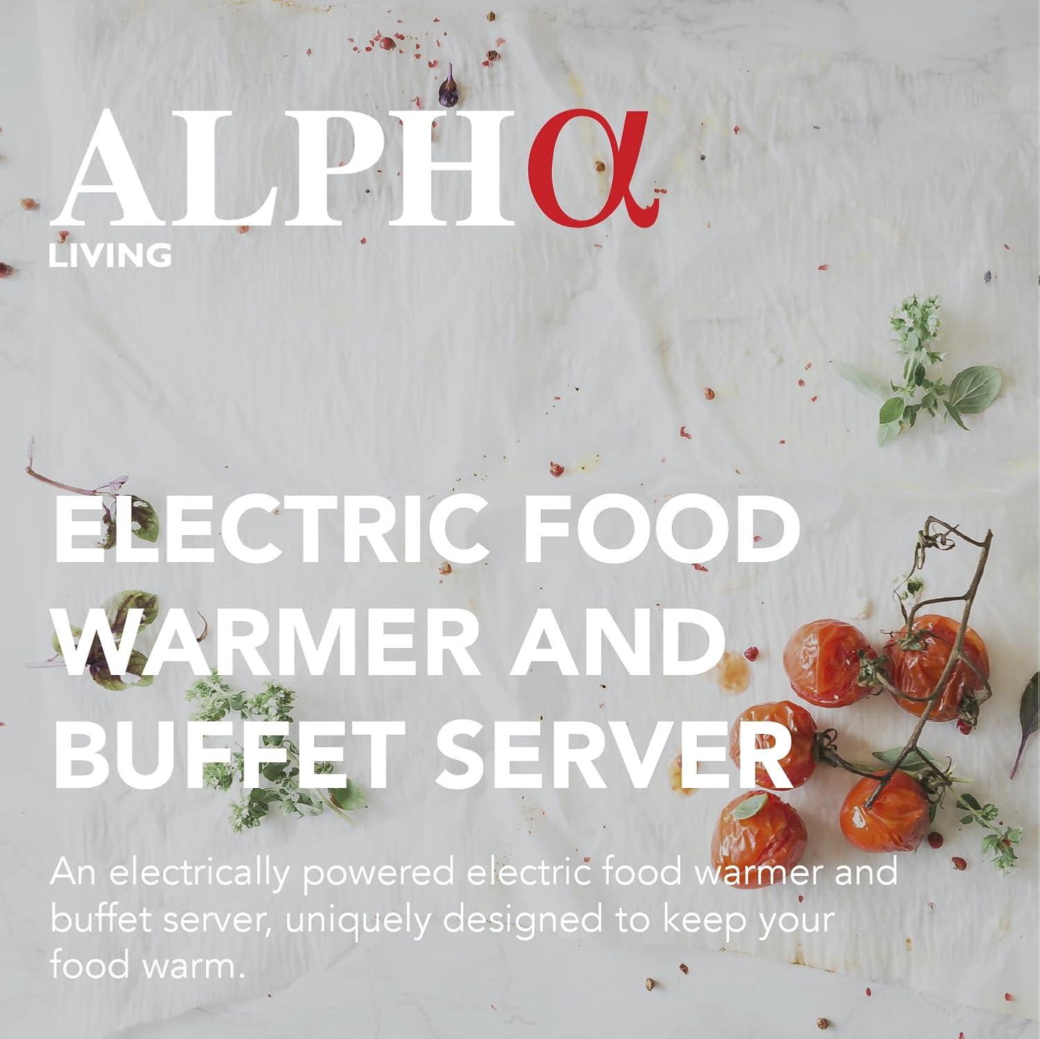 3x2.5 QT Food Warmers for Parties Buffet Servers and Warmers – Premium Catering Supplies Buffet Display – Stainless Steel Electric Food Warmers with Temperature Control