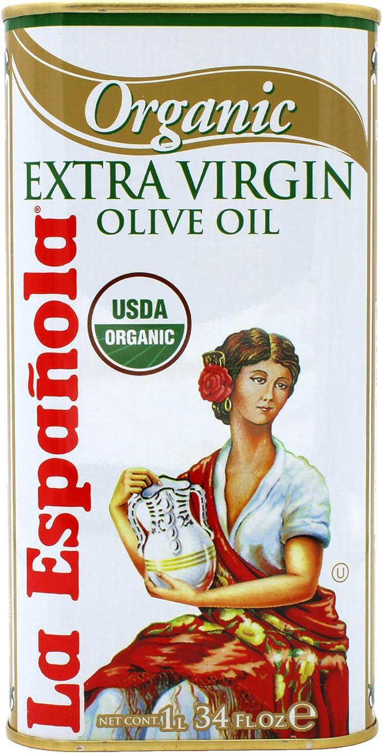 La Española Organic Extra Virgin Olive Oil, 34 Ounce
