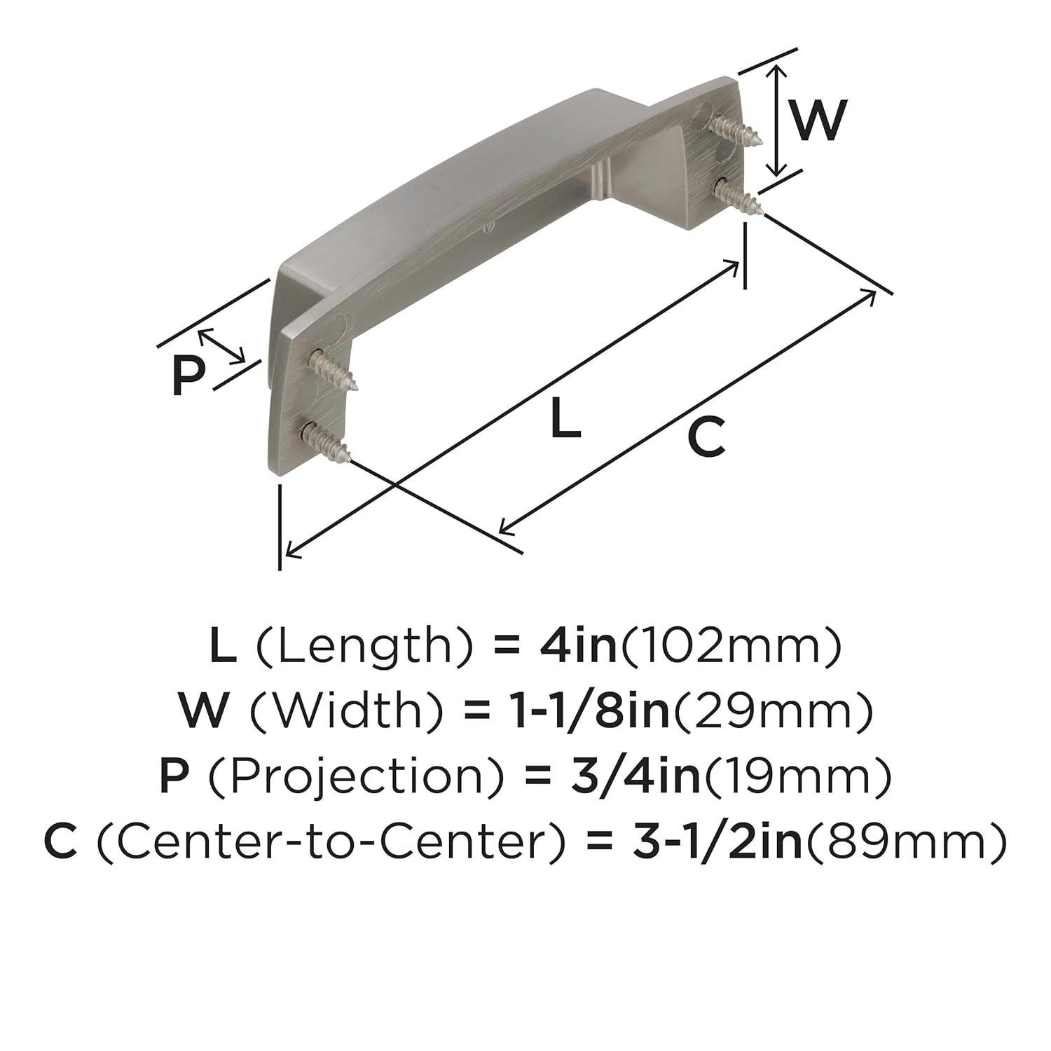 Highland Ridge 3 1/2" Center to Center Cup/Bin Pull