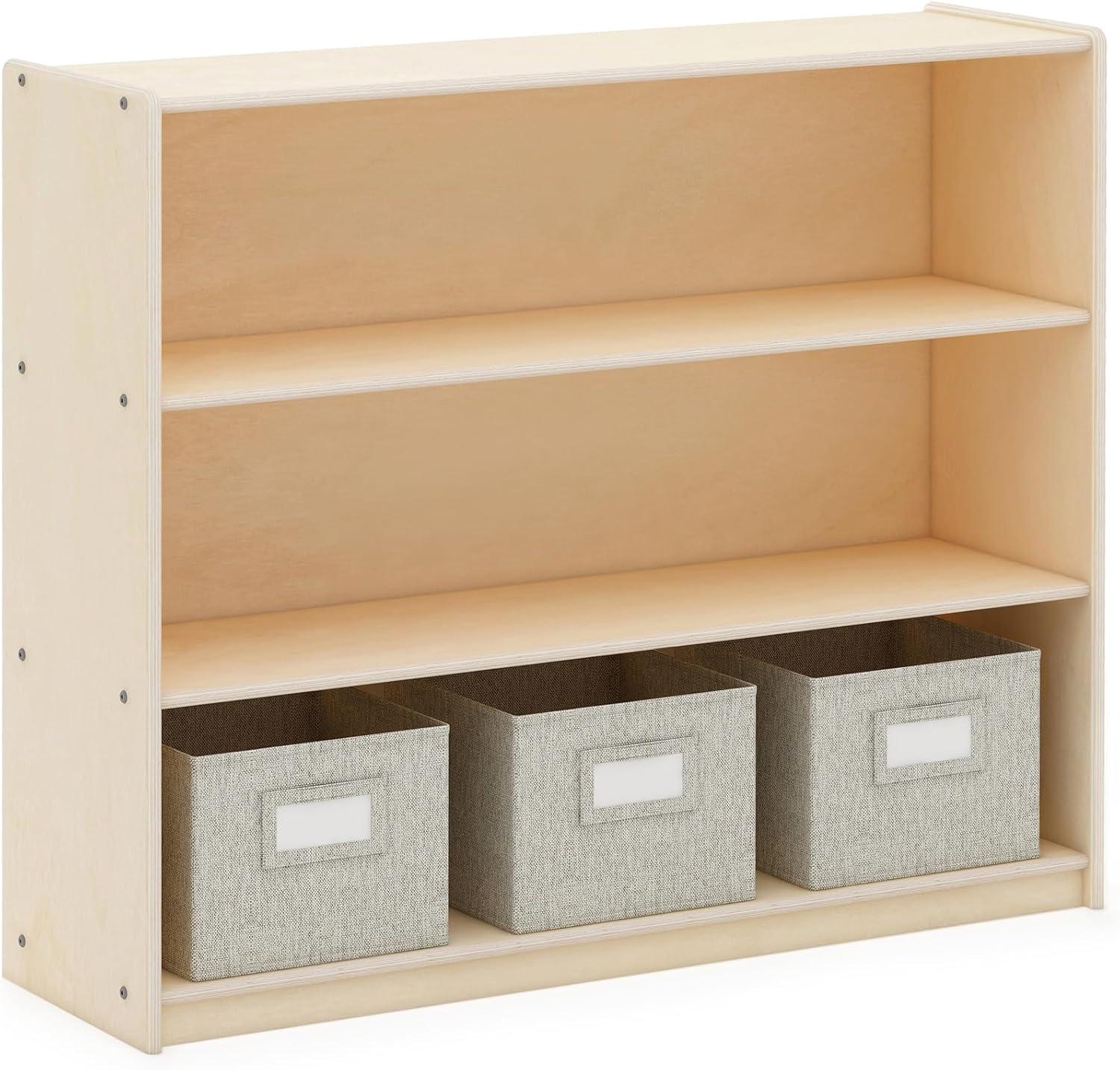 Guidecraft EdQ Essentials 3-Shelf Open Storage & Reviews | Wayfair
