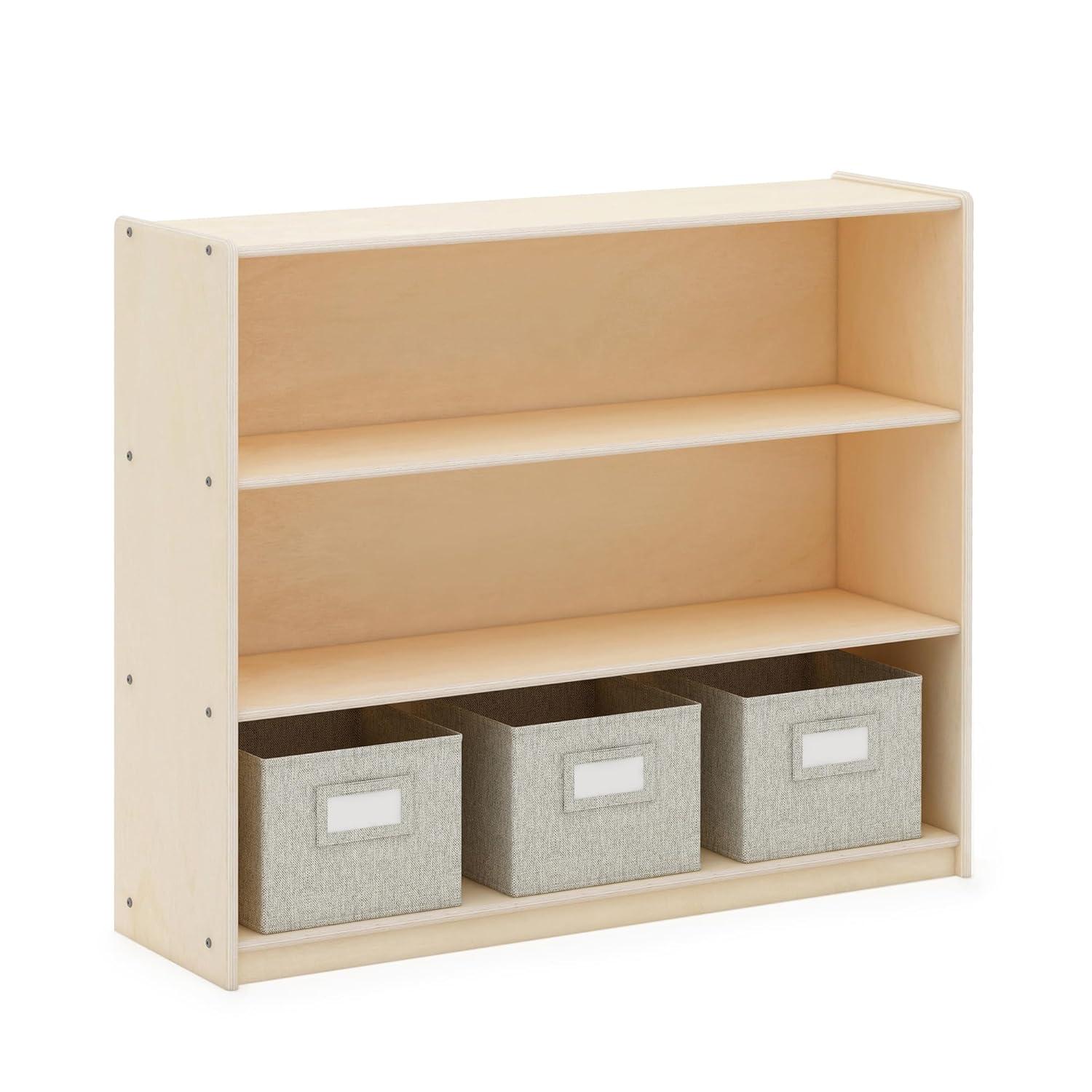 Guidecraft EdQ Essentials 3-Shelf Open Storage & Reviews | Wayfair