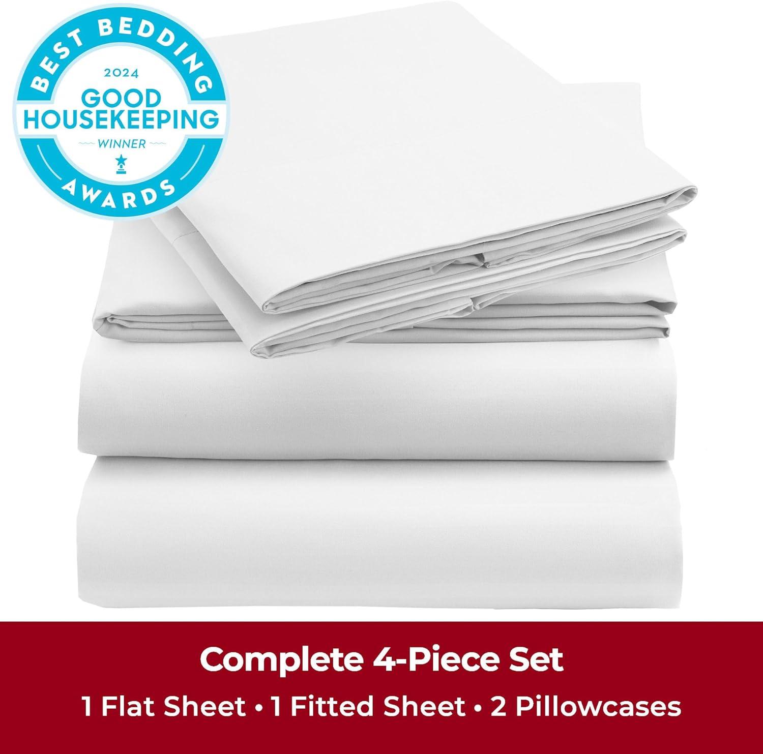 4 Piece Microfiber Sheet Set - Mellanni