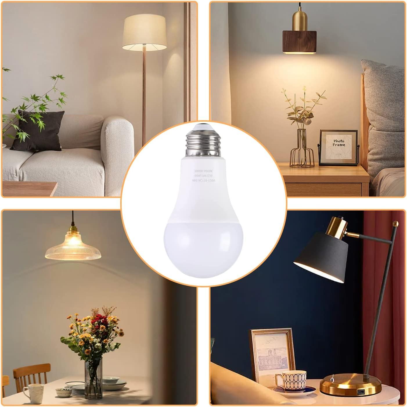 Dimmable A19 LED Light Bulb with Remote Control