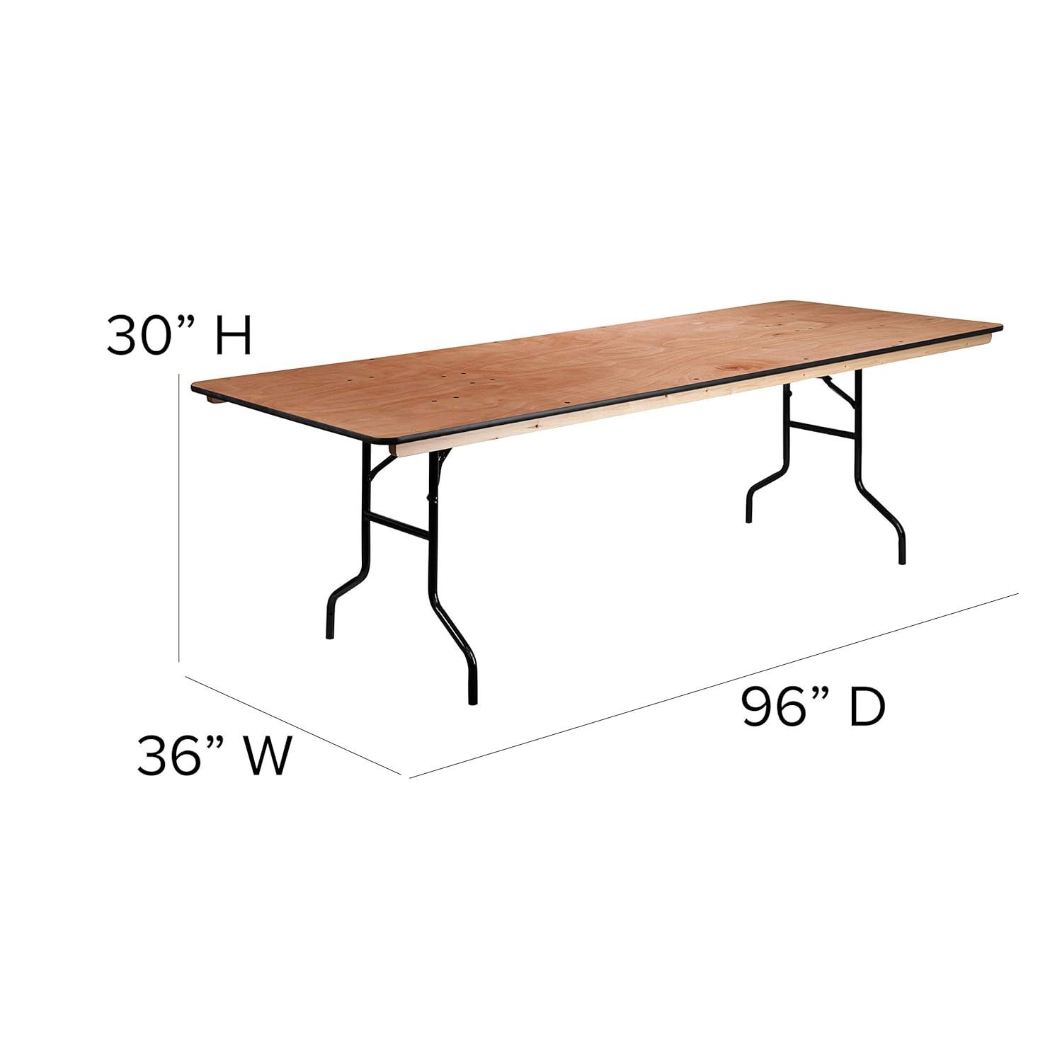 Flash Furniture Marcott Rectangular Wood Folding Event Table by Flash Furniture