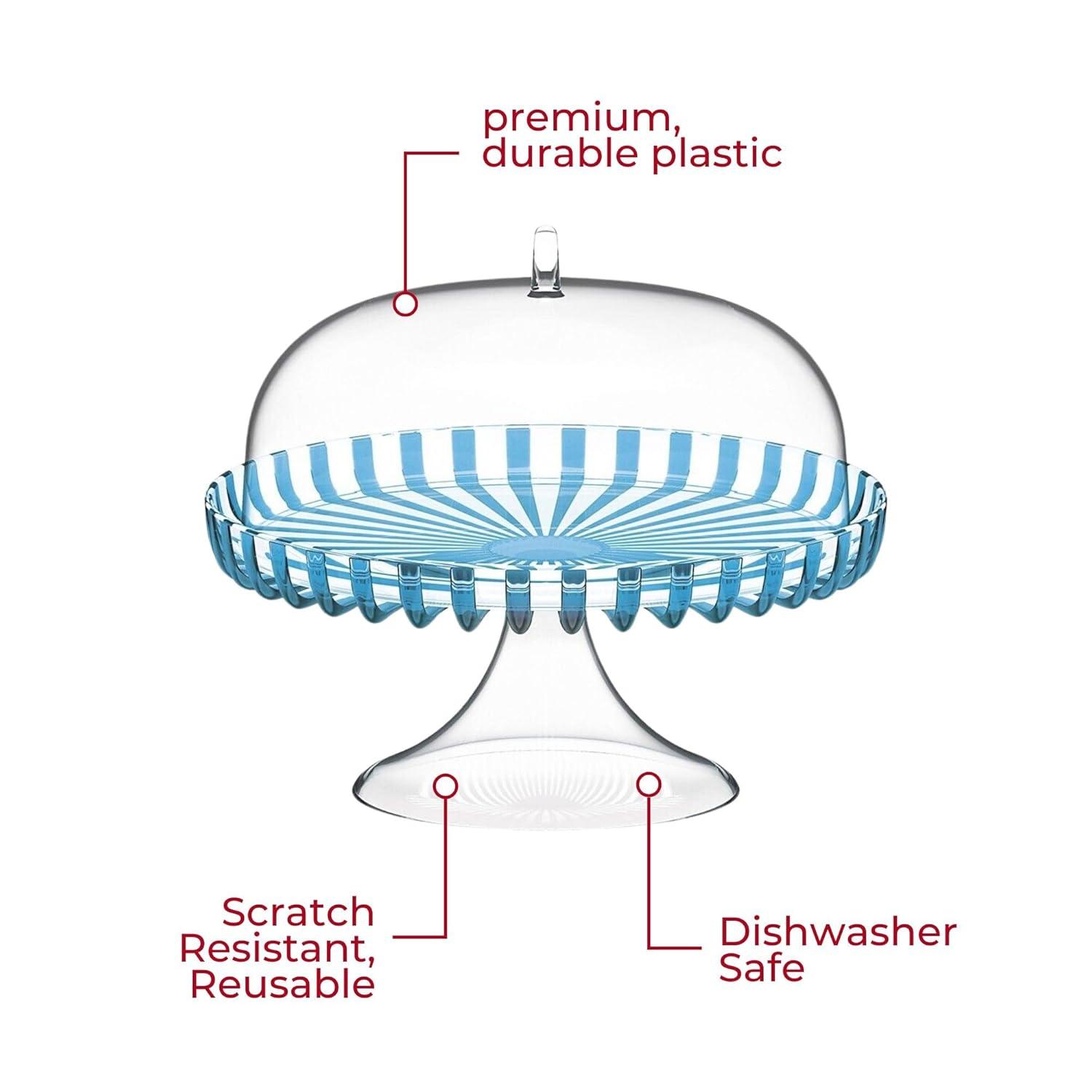 Guzzini Dolcevita Cake Serving Stand - Turquoise, Turquoise