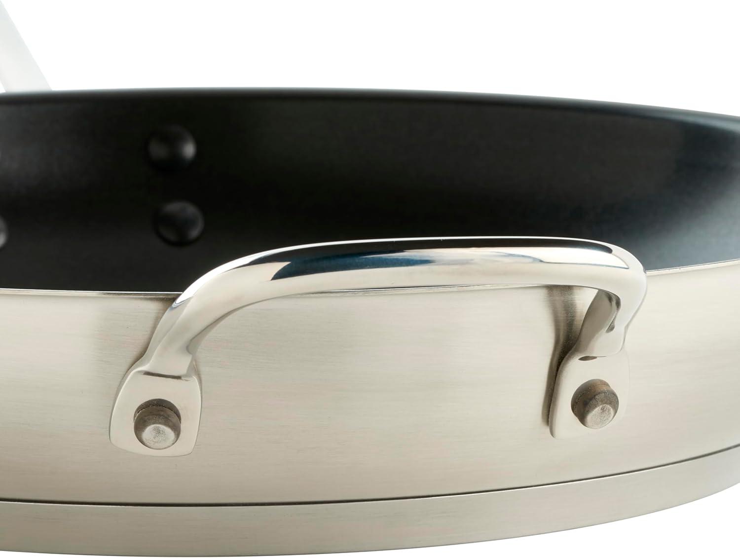 Winco Stainless Steel Non-Stick Frying Pan