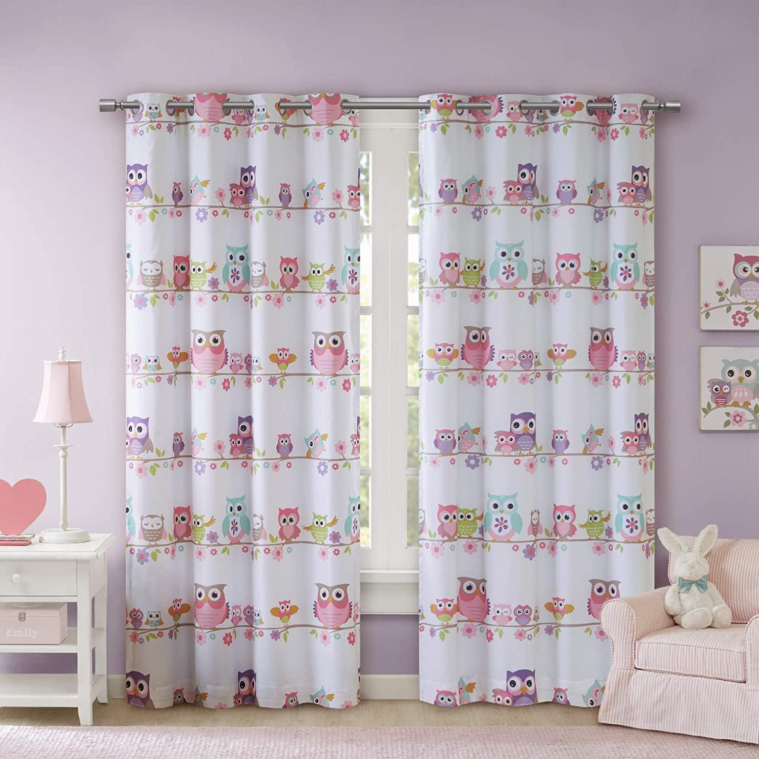 Intelligent Design Kids Wildlife Max Blackout Thermal Grommet Single Curtain Panel