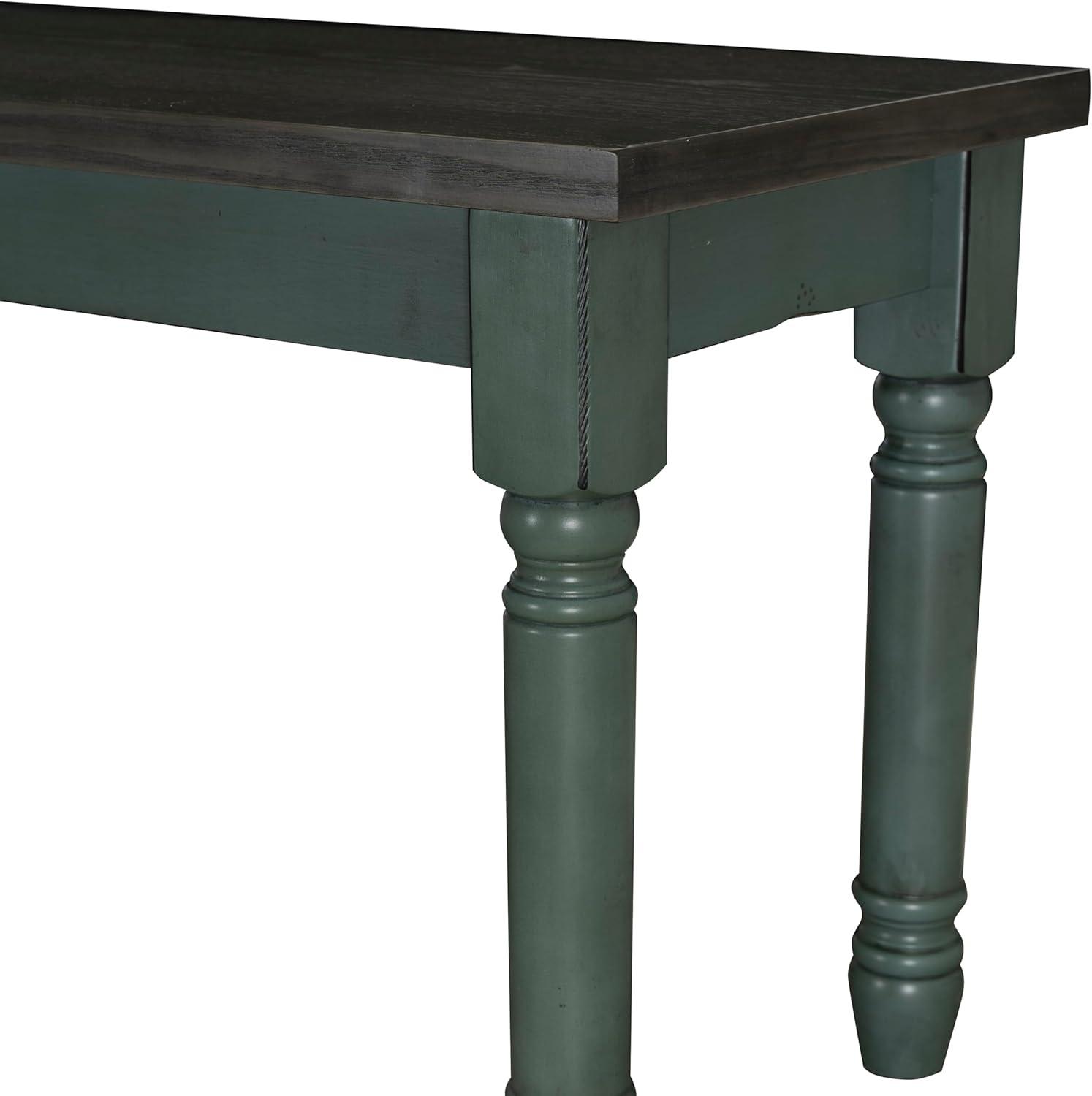 Ivor 40" Two Tone Solid Wood Farmhouse Dining Bench