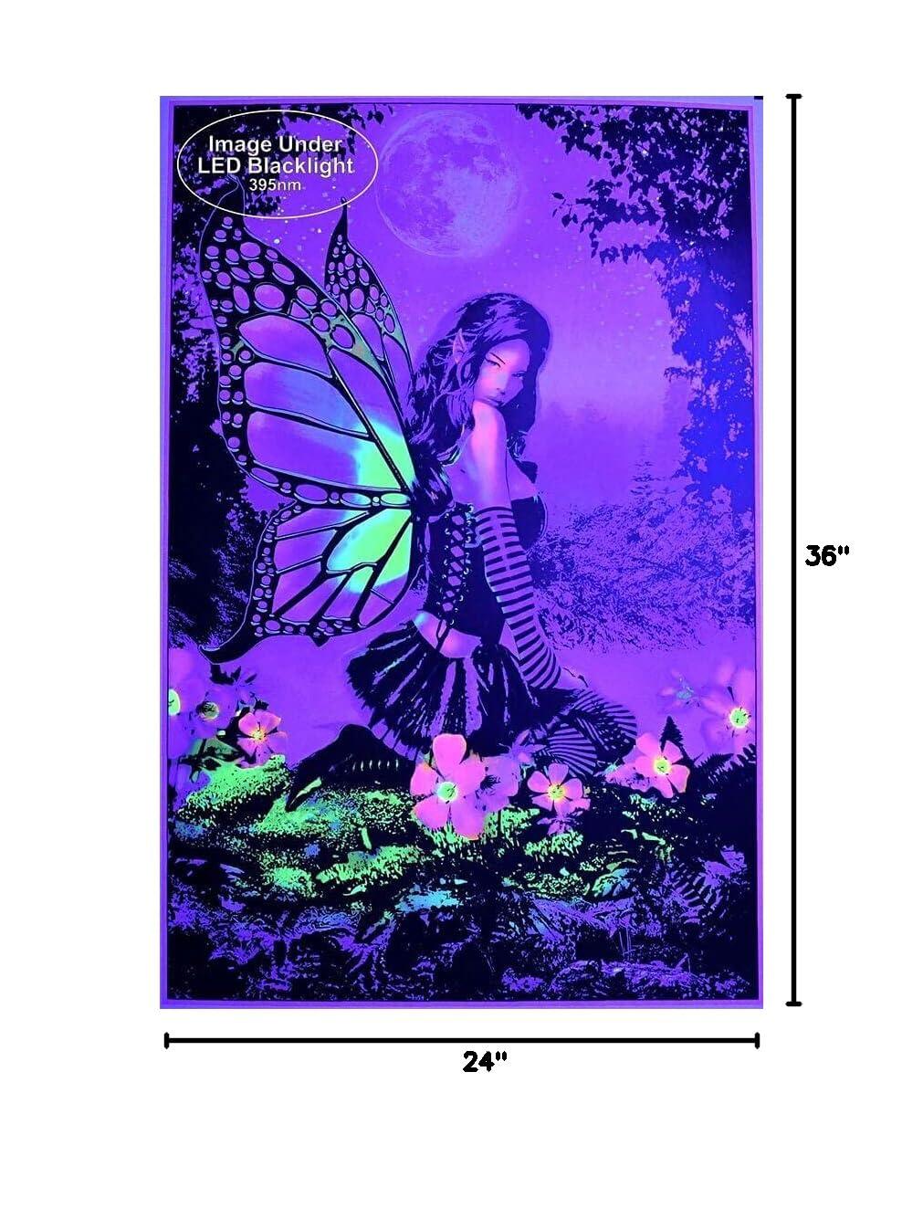 Studio B Fairy Garden - Non Flocked Blacklight Poster (24 x 36 Paper)
