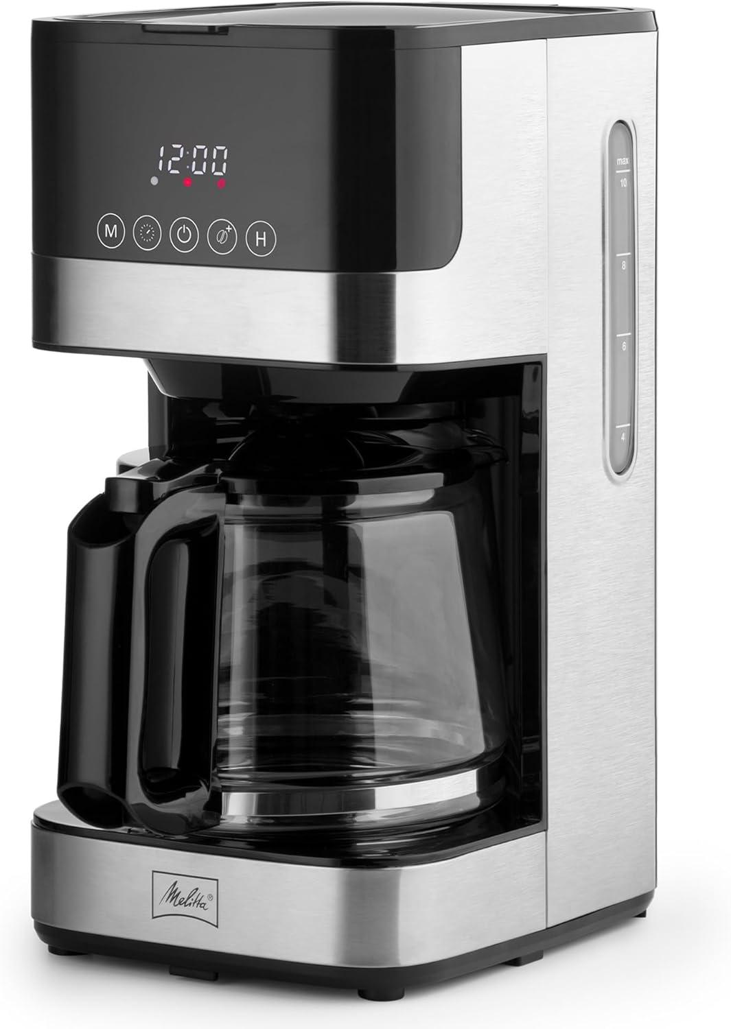 Melitta Aroma Tocco 10-cup Drip Coffee Maker With Glass Carafe And Touch Control Display