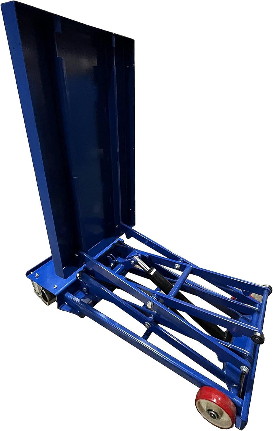 Premium Double Scissor Lift Table, 1000lb. Cap., 40.5" X 24", Foot Release