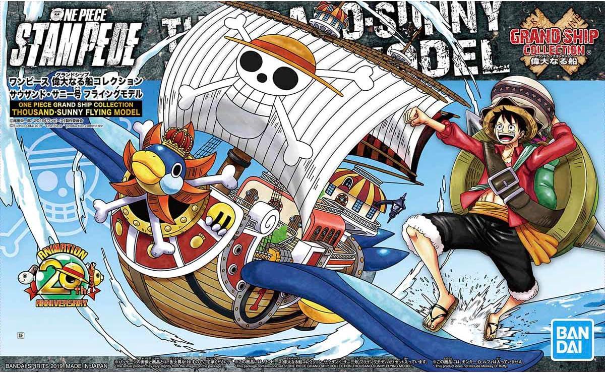 Bandai Japan One Piece Grand Ship Collection Thousand Sunny Flying Model Action Figure (12.15")