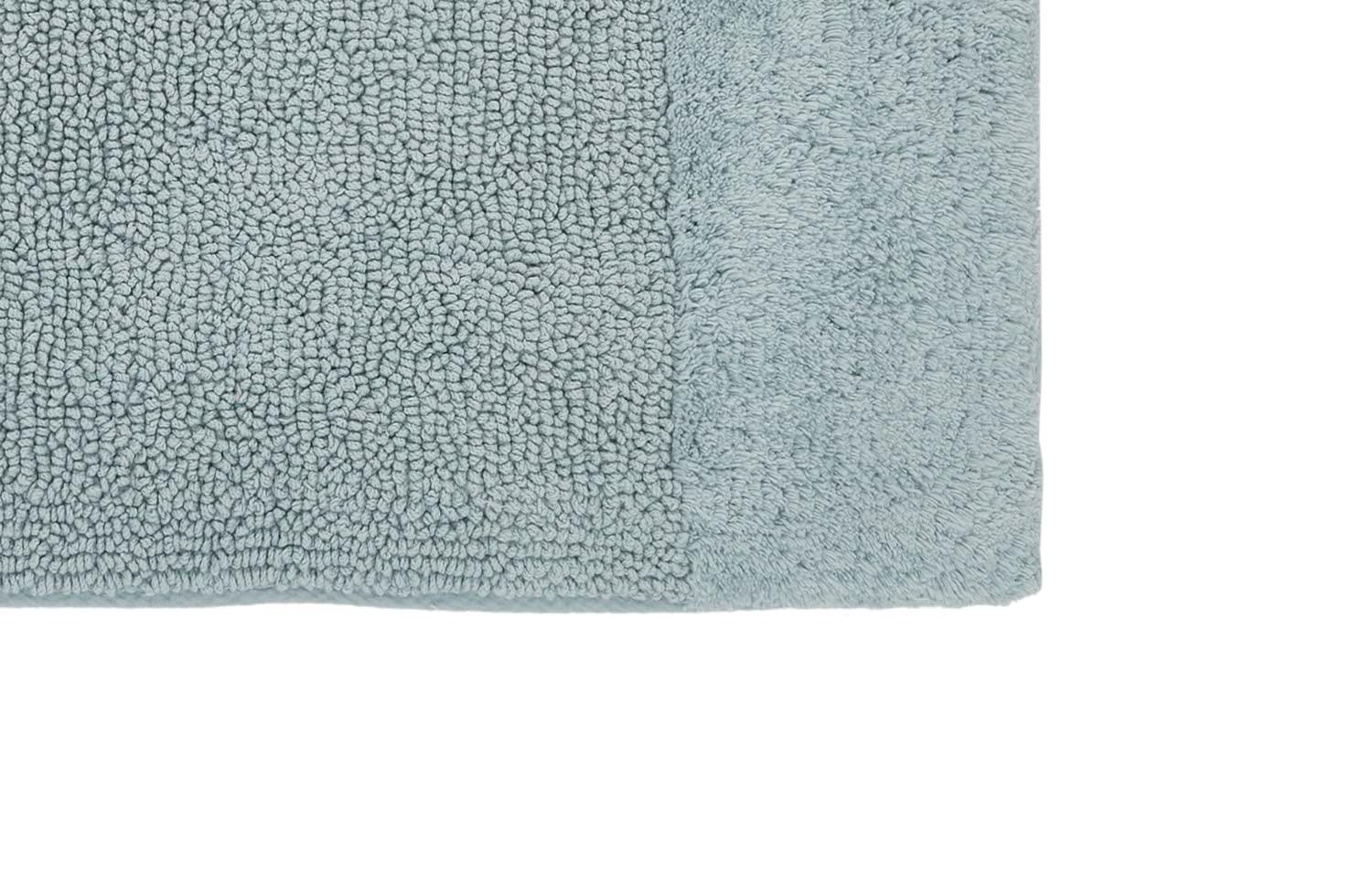 Better Trends 4 Piece Bathroom Rug Set, 100% Cotton, Extra Soft Tufted Bath Mat, Water Absorbent & Non Slip Bath Rug, (Blue) Granada Collection