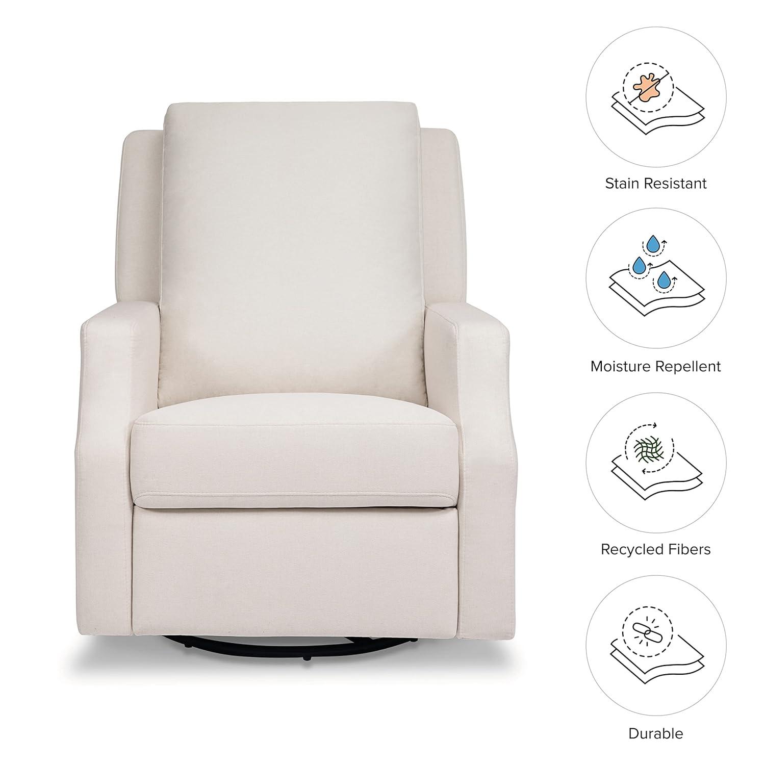 Crewe Upholstered Swivel Reclining Glider