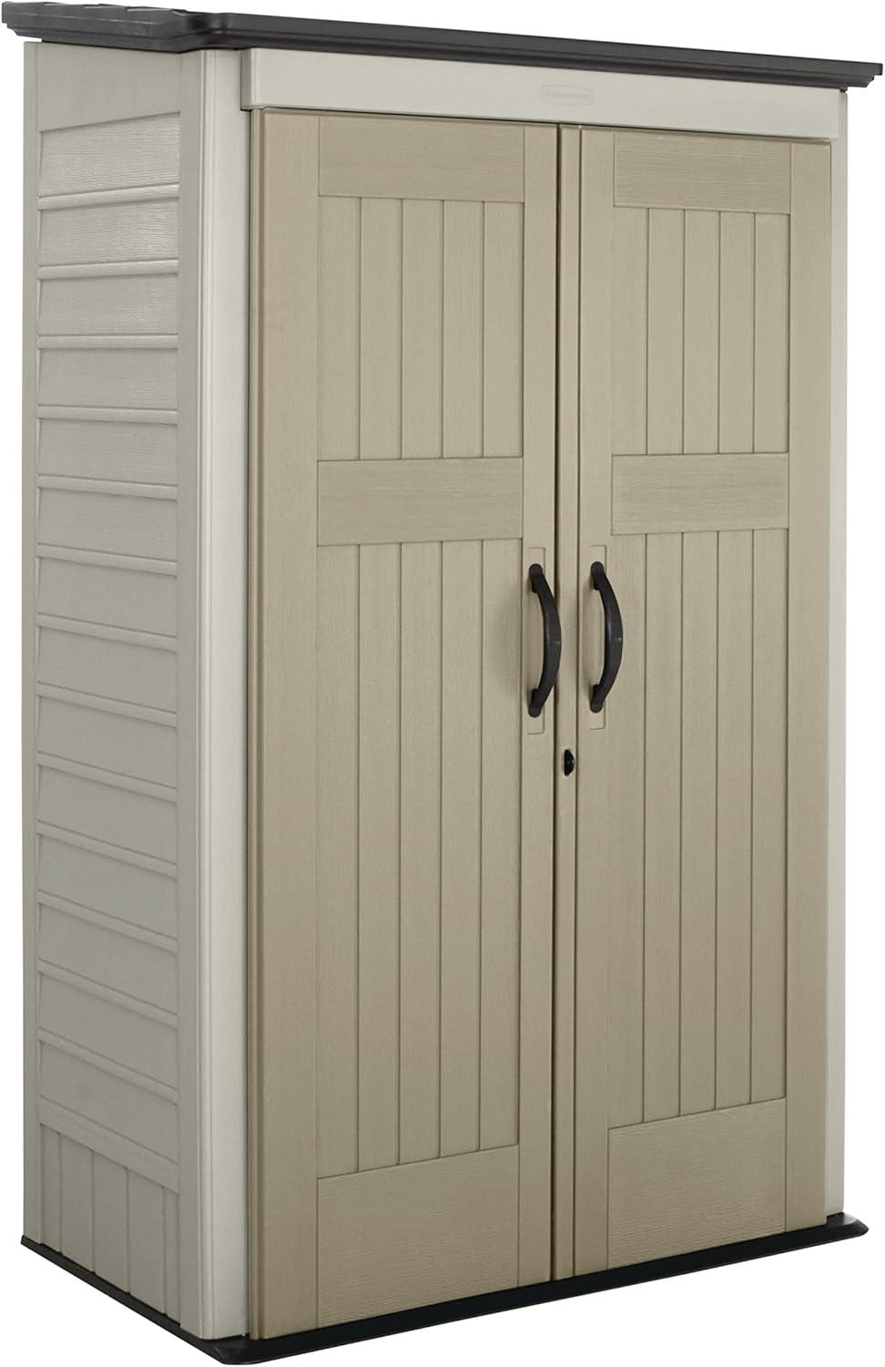 Rubbermaid Large Vertical 52 Cu.ft. Outdoor Storage Building Shed