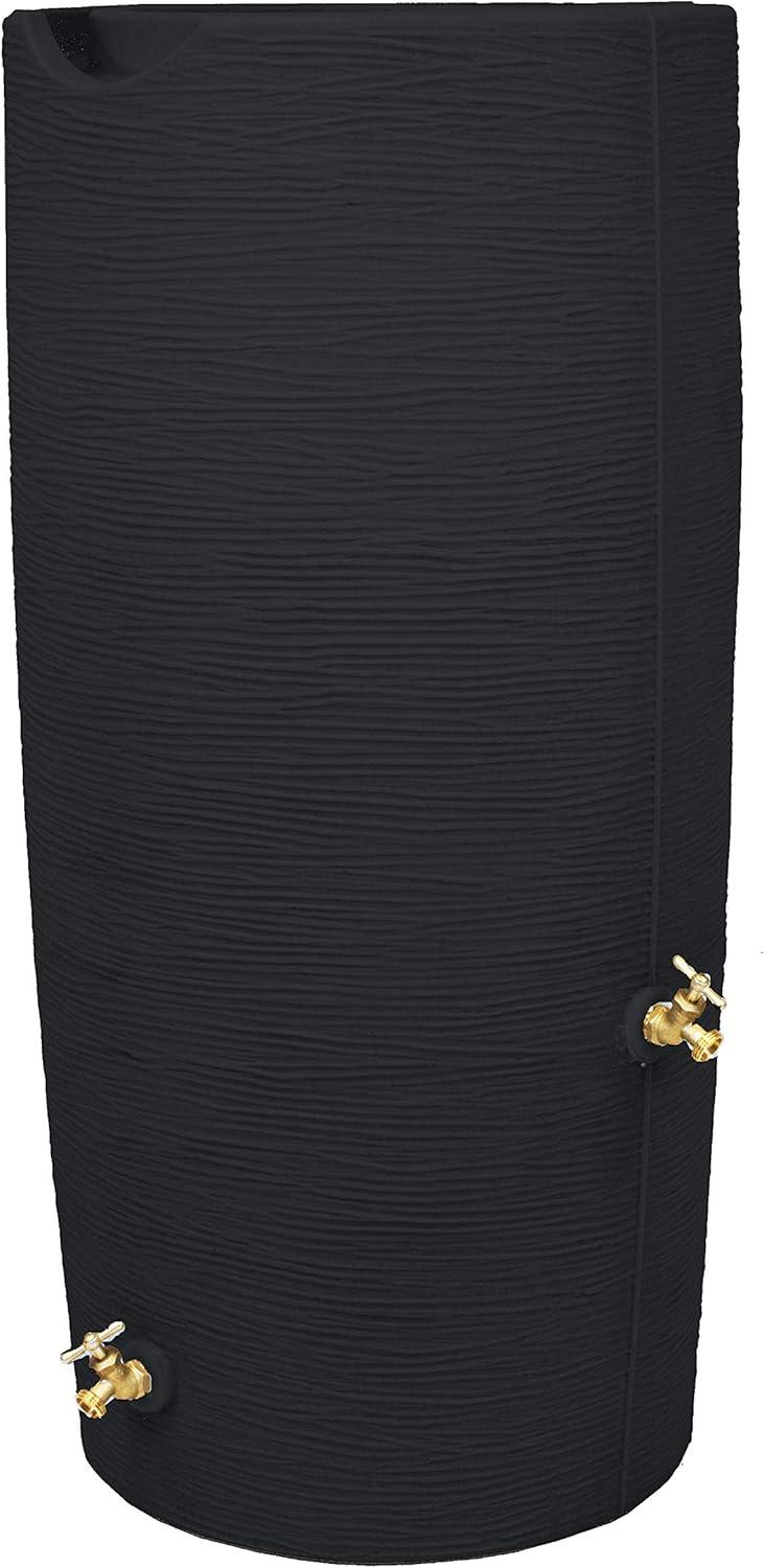 Good Ideas Good Ideas 50 Gallons Plastic Drainable Dual Overflow Planter Rain Barrel